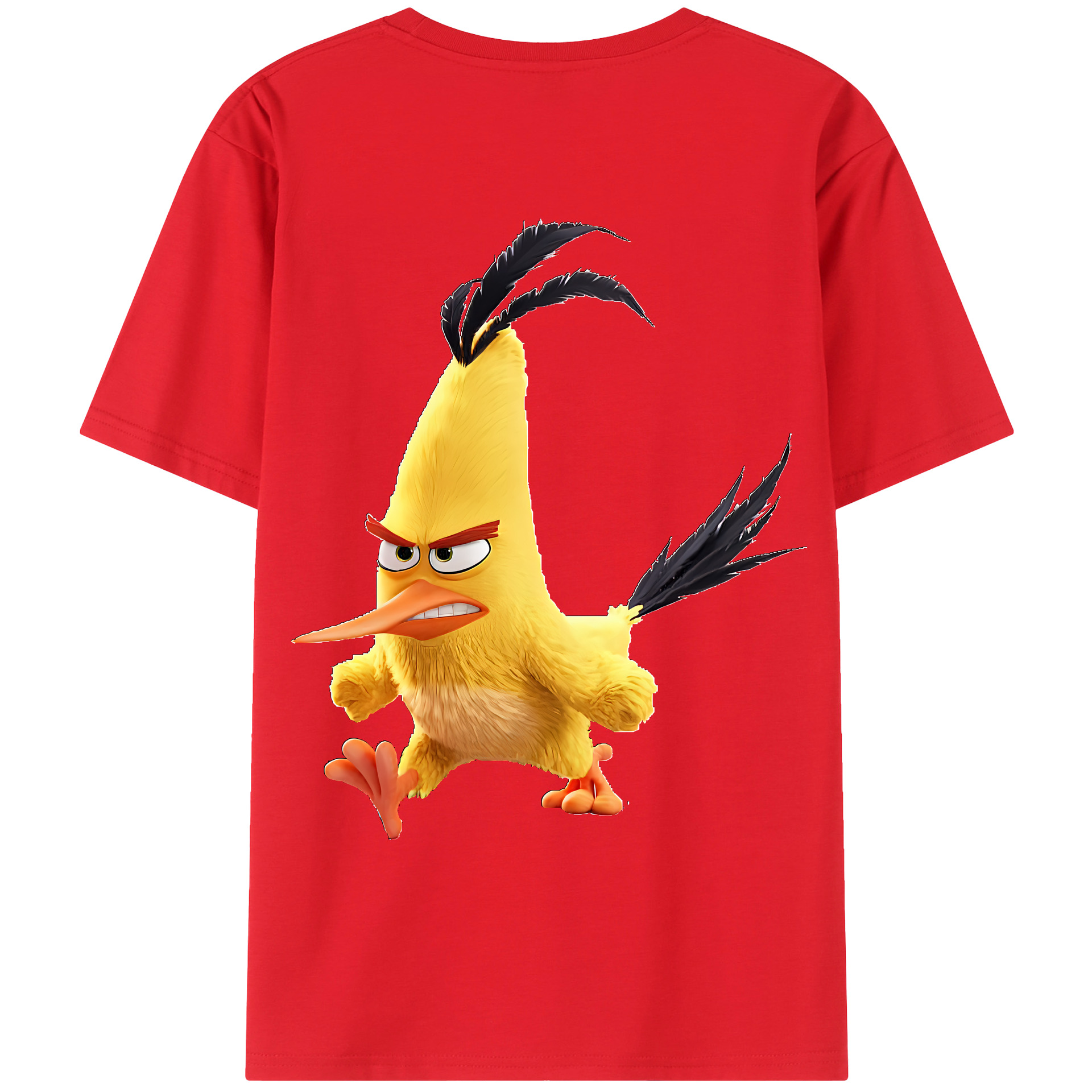 （画像用） Angry Birds アングリーバード レディース半袖Tシャツ(バックプリント)