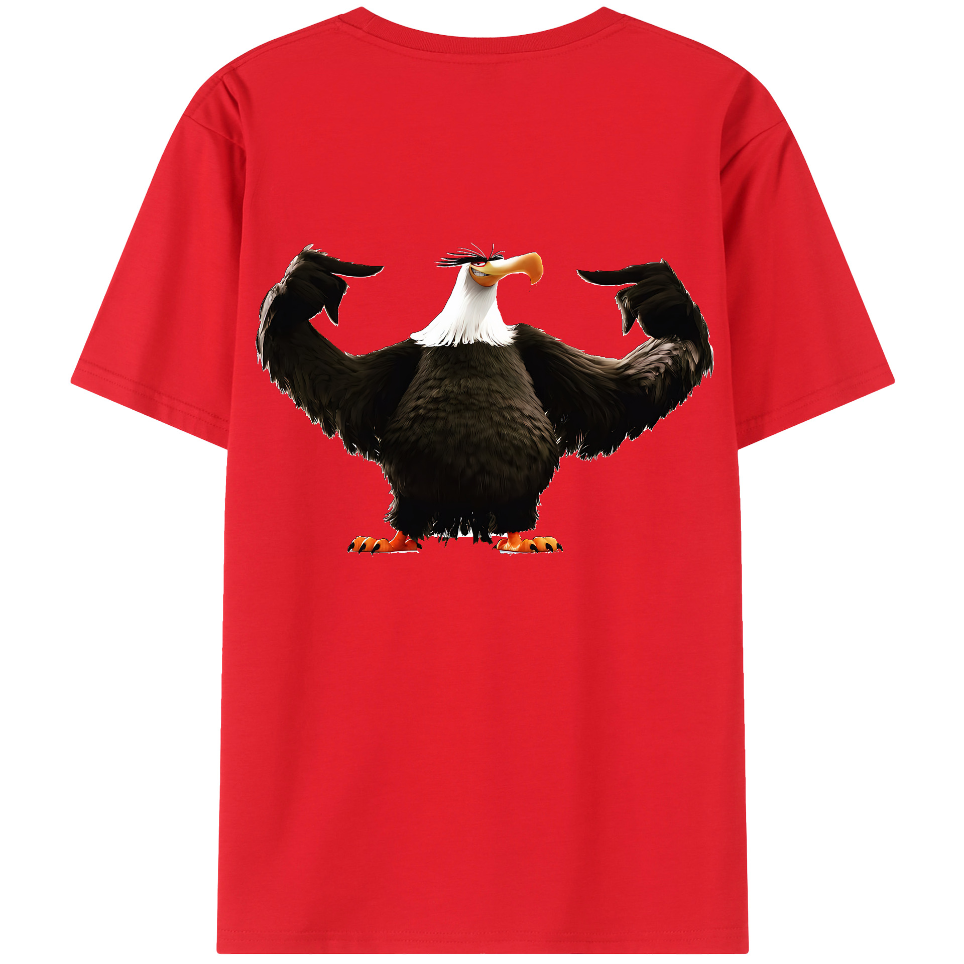 （画像用） Angry Birds アングリーバード レディース半袖Tシャツ(バックプリント)