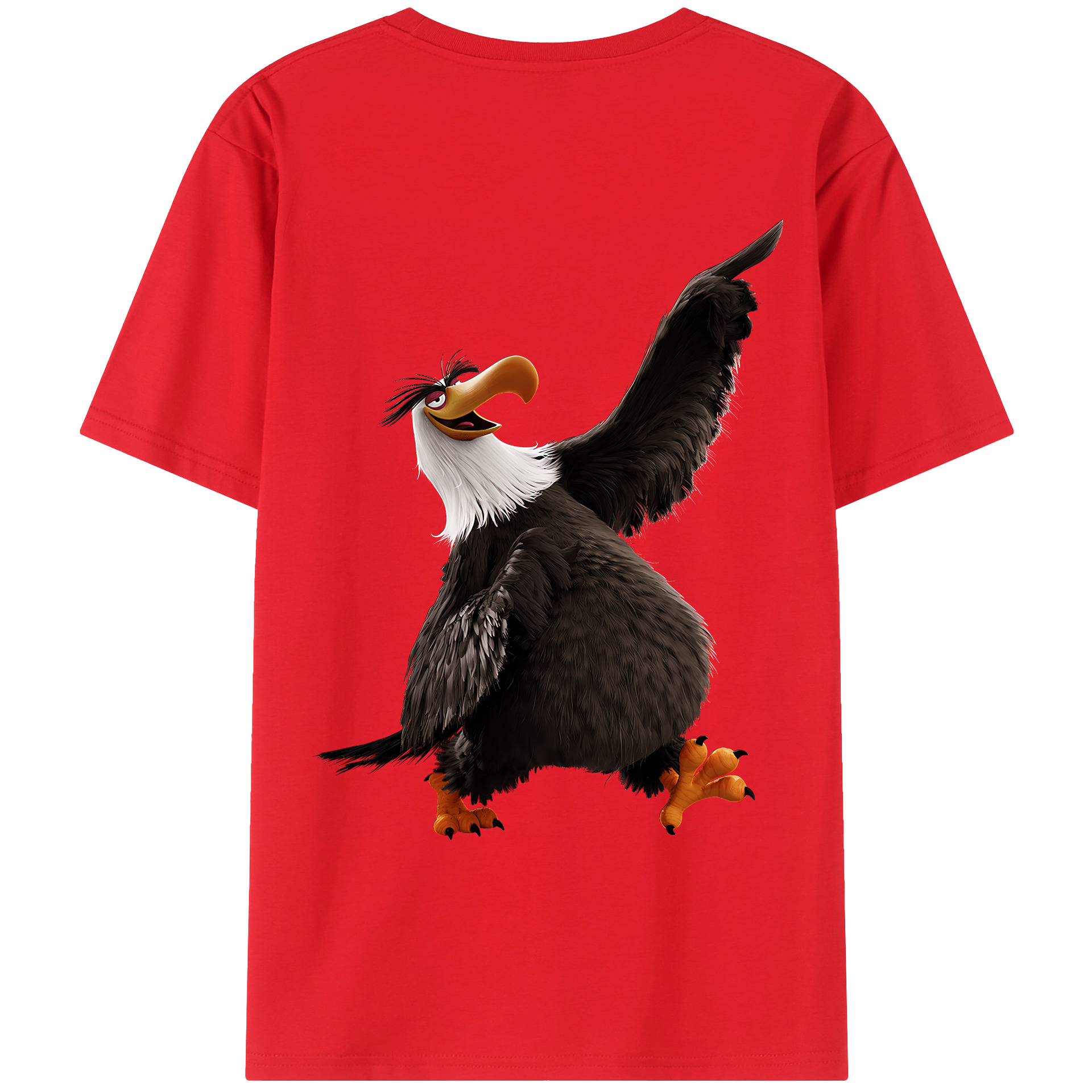 （画像用） Angry Birds アングリーバード レディース半袖Tシャツ(バックプリント)