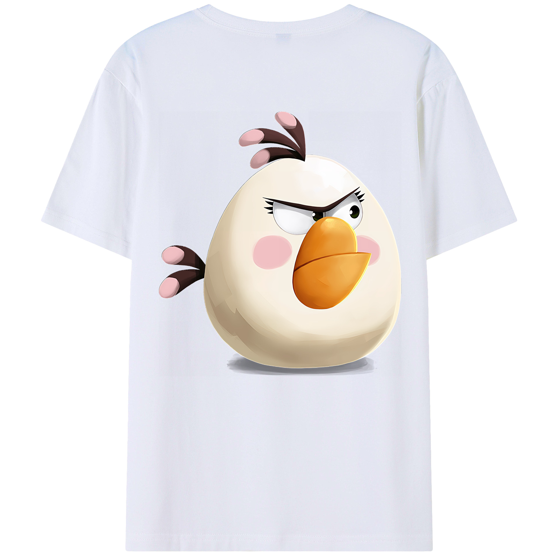 （画像用） Angry Birds アングリーバード レディース半袖Tシャツ(バックプリント)