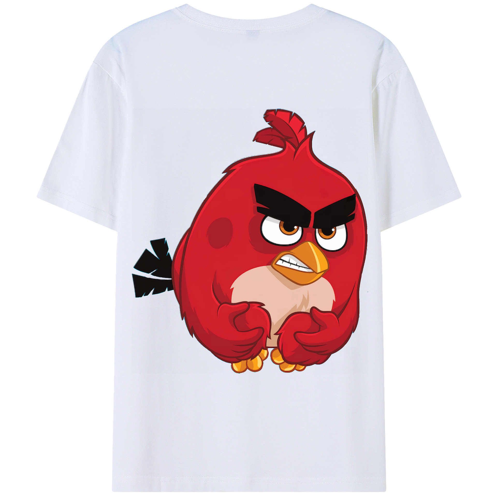 （画像用） Angry Birds アングリーバード レディース半袖Tシャツ(バックプリント)