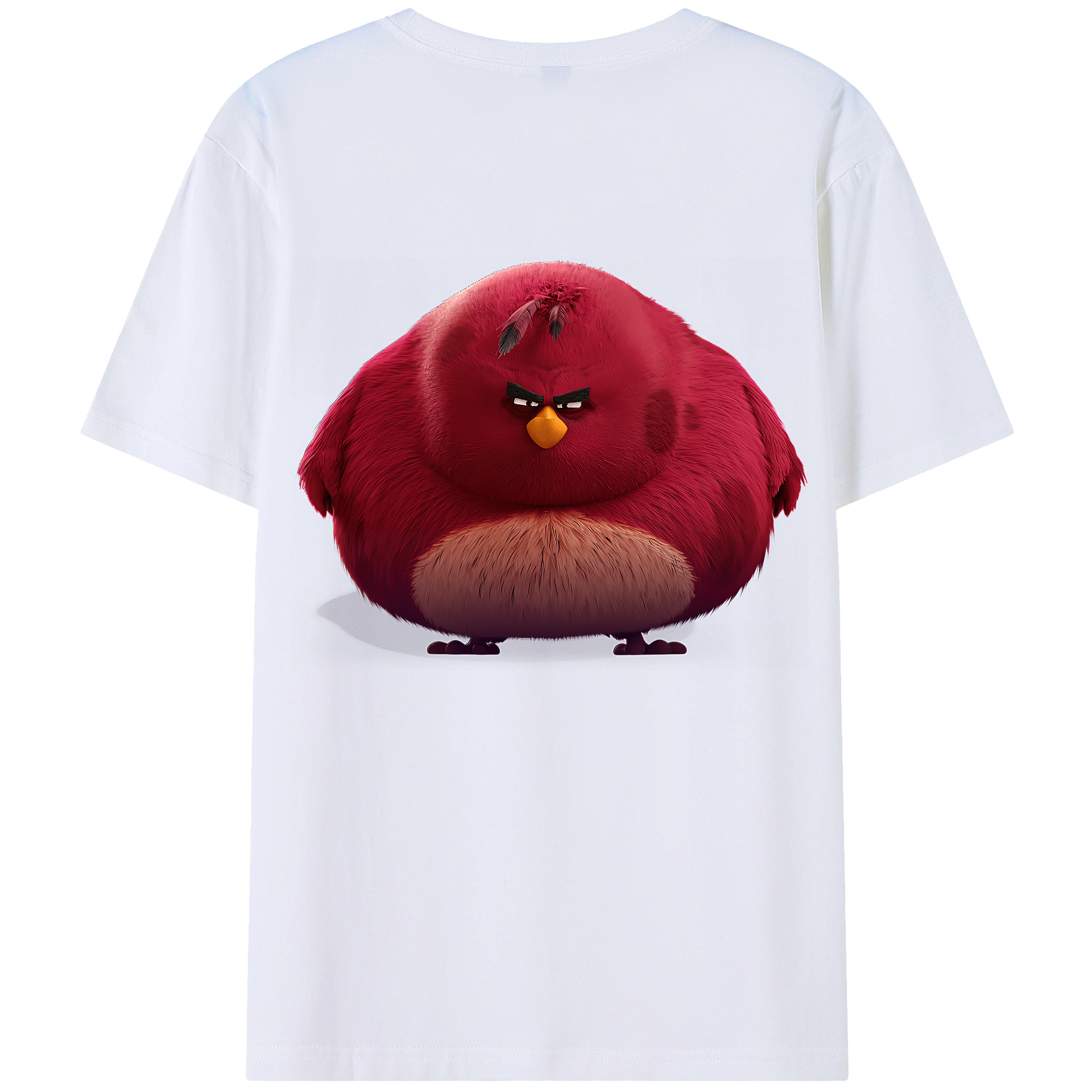 （画像用） Angry Birds アングリーバード レディース半袖Tシャツ(バックプリント)