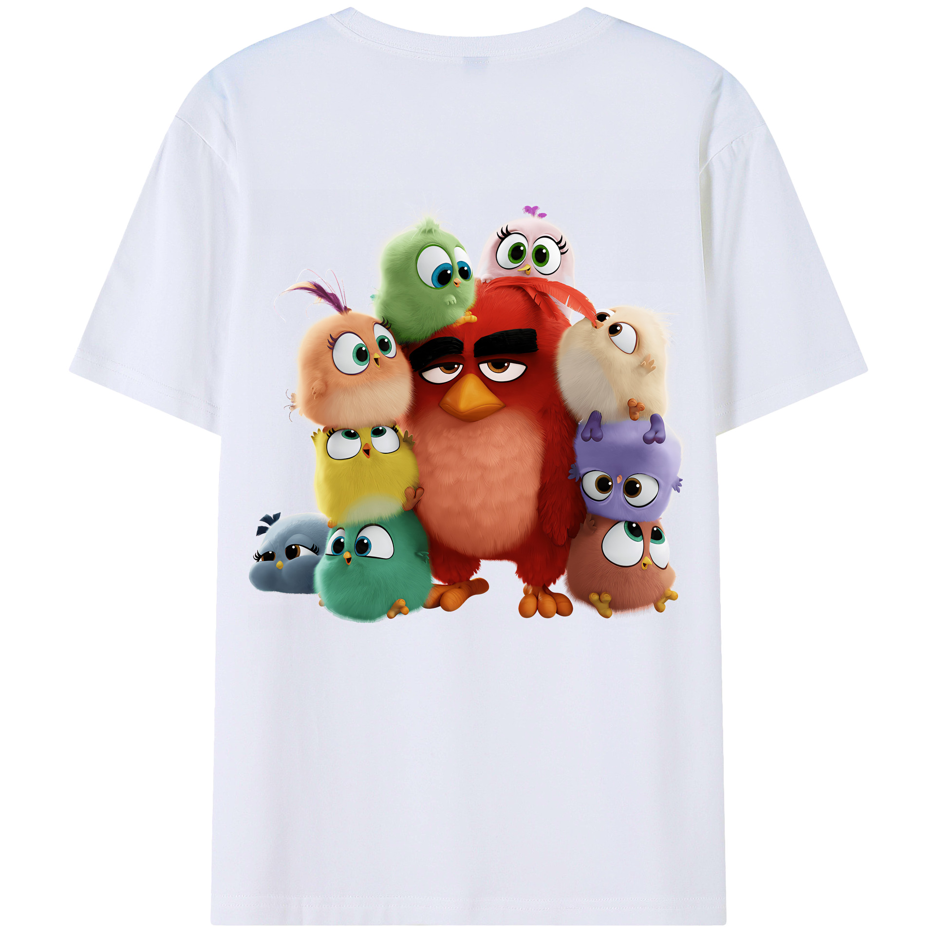 （画像用） Angry Birds アングリーバード レディース半袖Tシャツ(バックプリント)