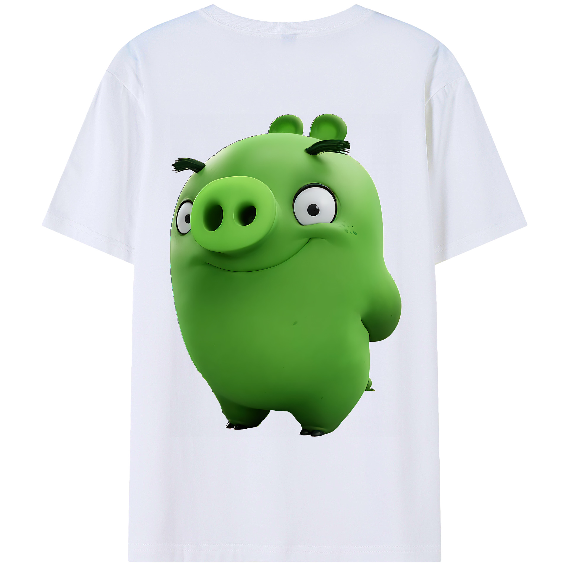 （画像用） Angry Birds アングリーバード レディース半袖Tシャツ(バックプリント)