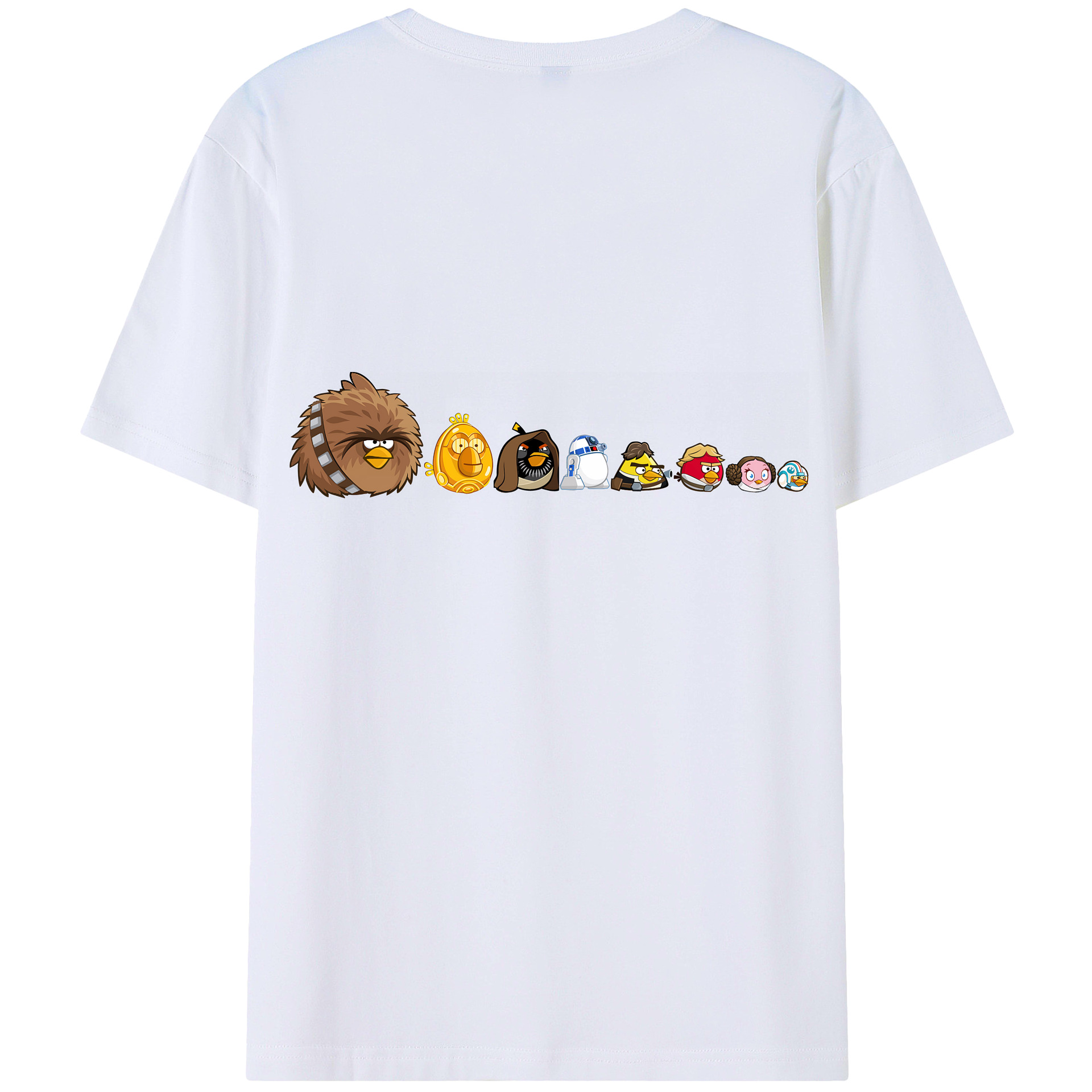 （画像用） Angry Birds アングリーバード レディース半袖Tシャツ(バックプリント)