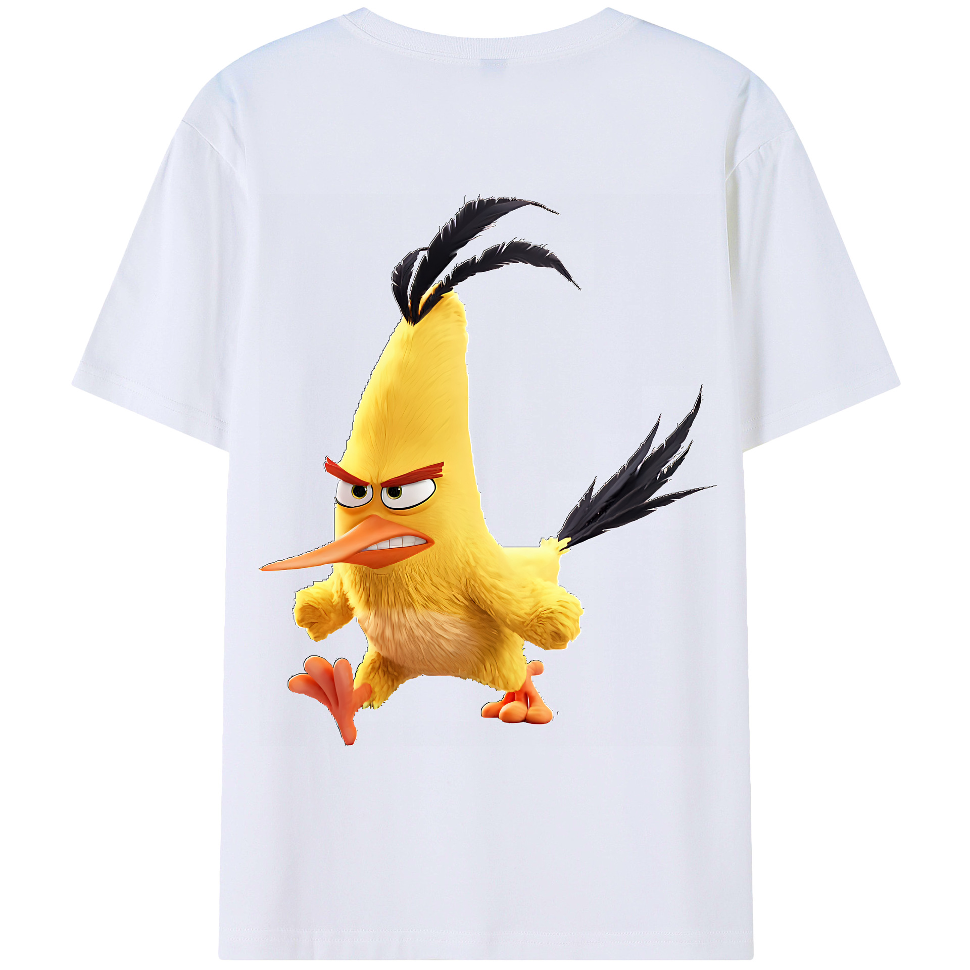 （画像用） Angry Birds アングリーバード レディース半袖Tシャツ(バックプリント)