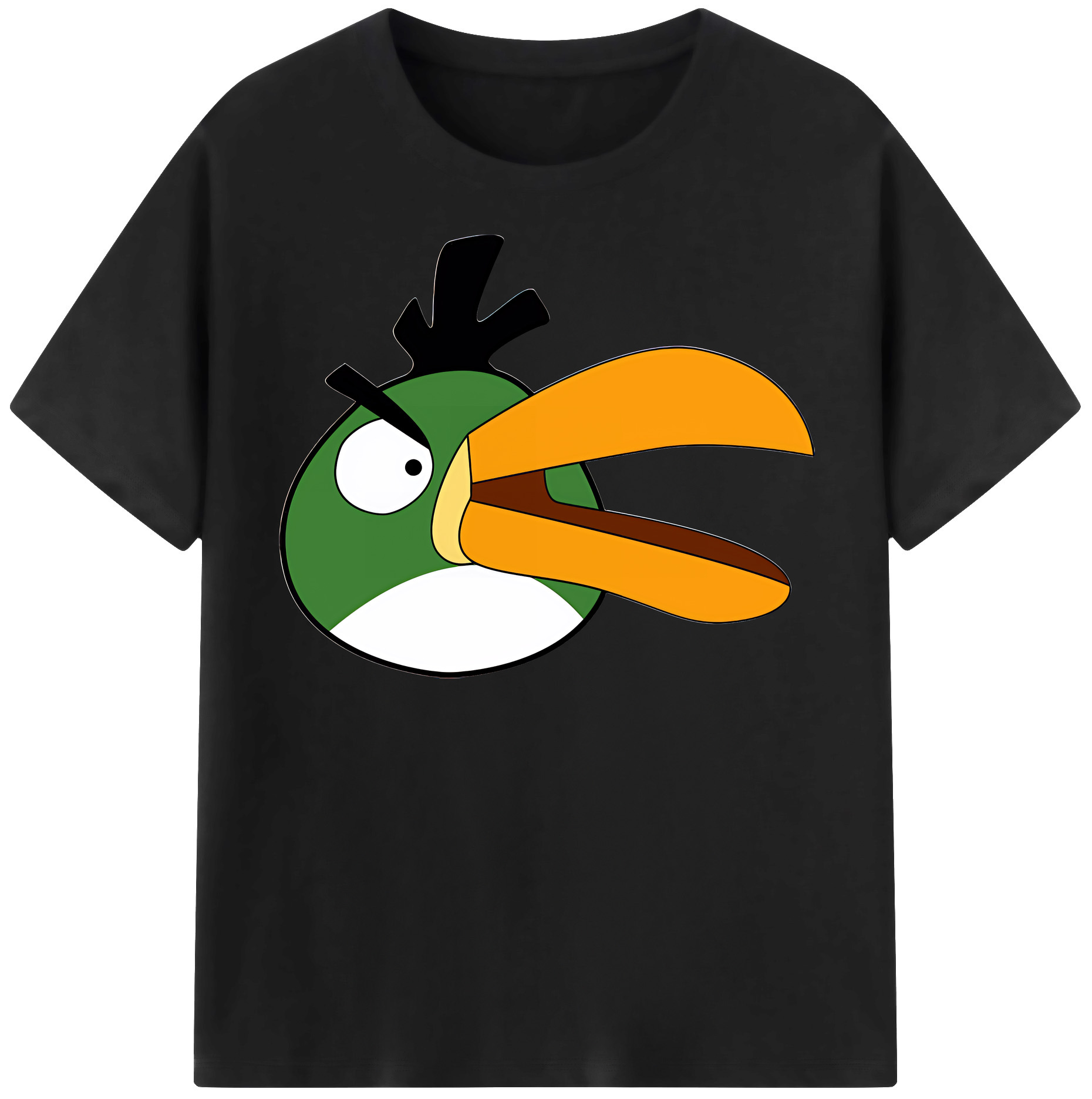 （画像用） Angry Birds アングリーバード レディースカジュアルプリントTシャツ（綿100％）