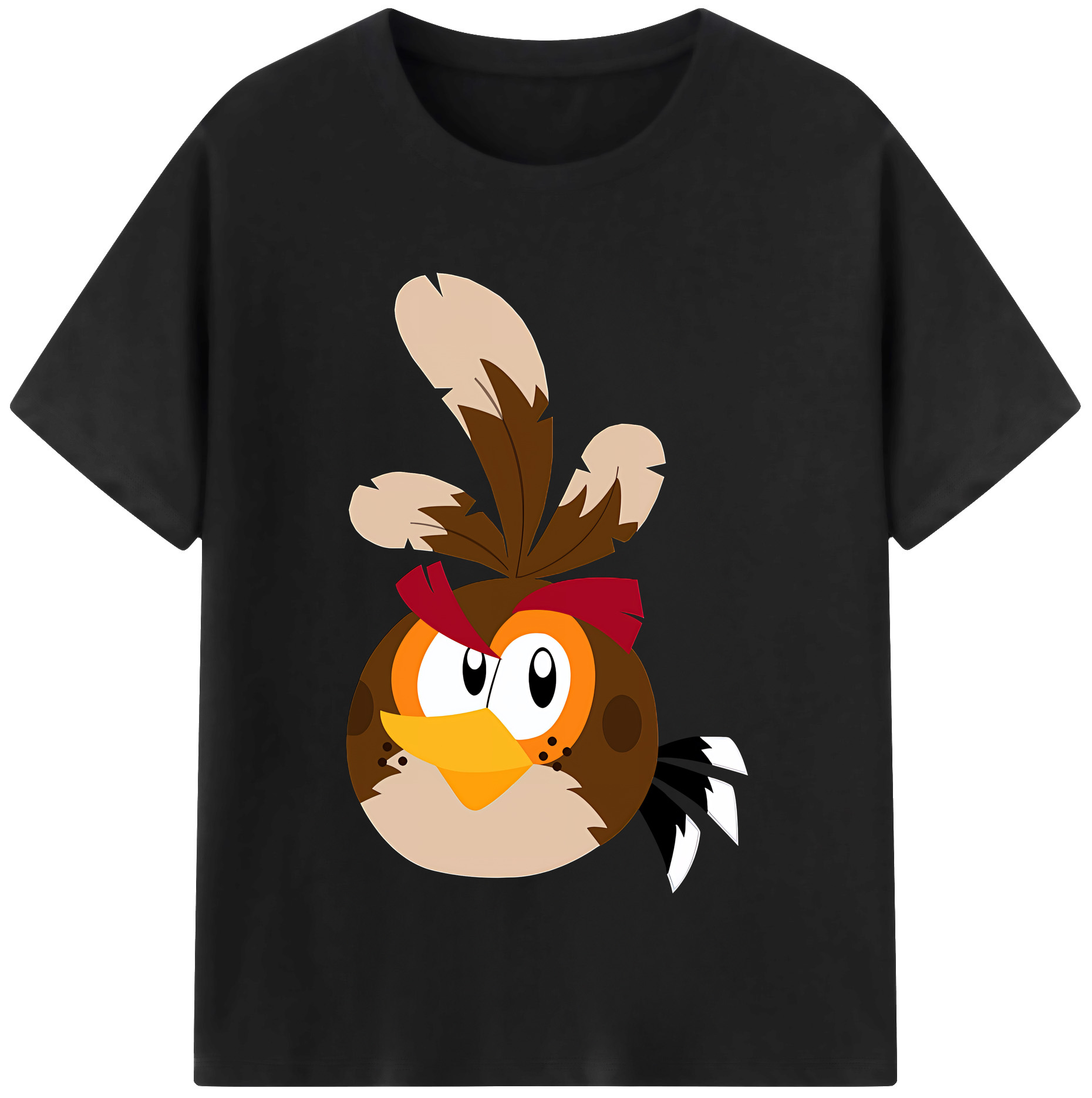 （画像用） Angry Birds アングリーバード レディースカジュアルプリントTシャツ（綿100％）