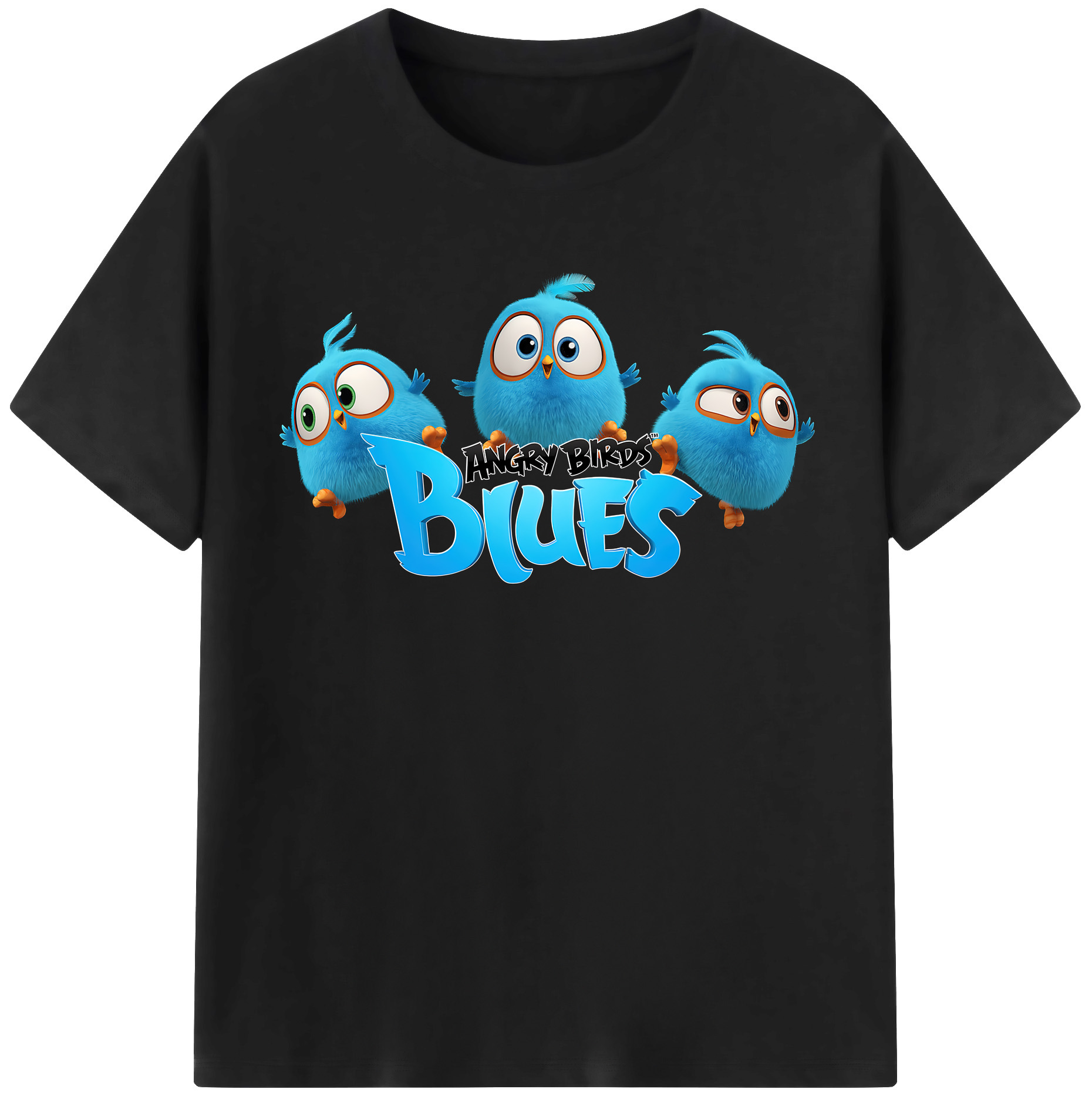 （画像用） Angry Birds アングリーバード レディースカジュアルプリントTシャツ（綿100％）