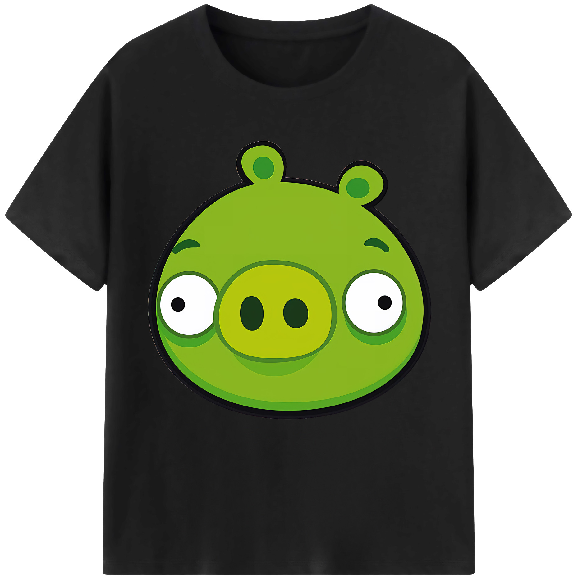 （画像用） Angry Birds アングリーバード レディースカジュアルプリントTシャツ（綿100％）