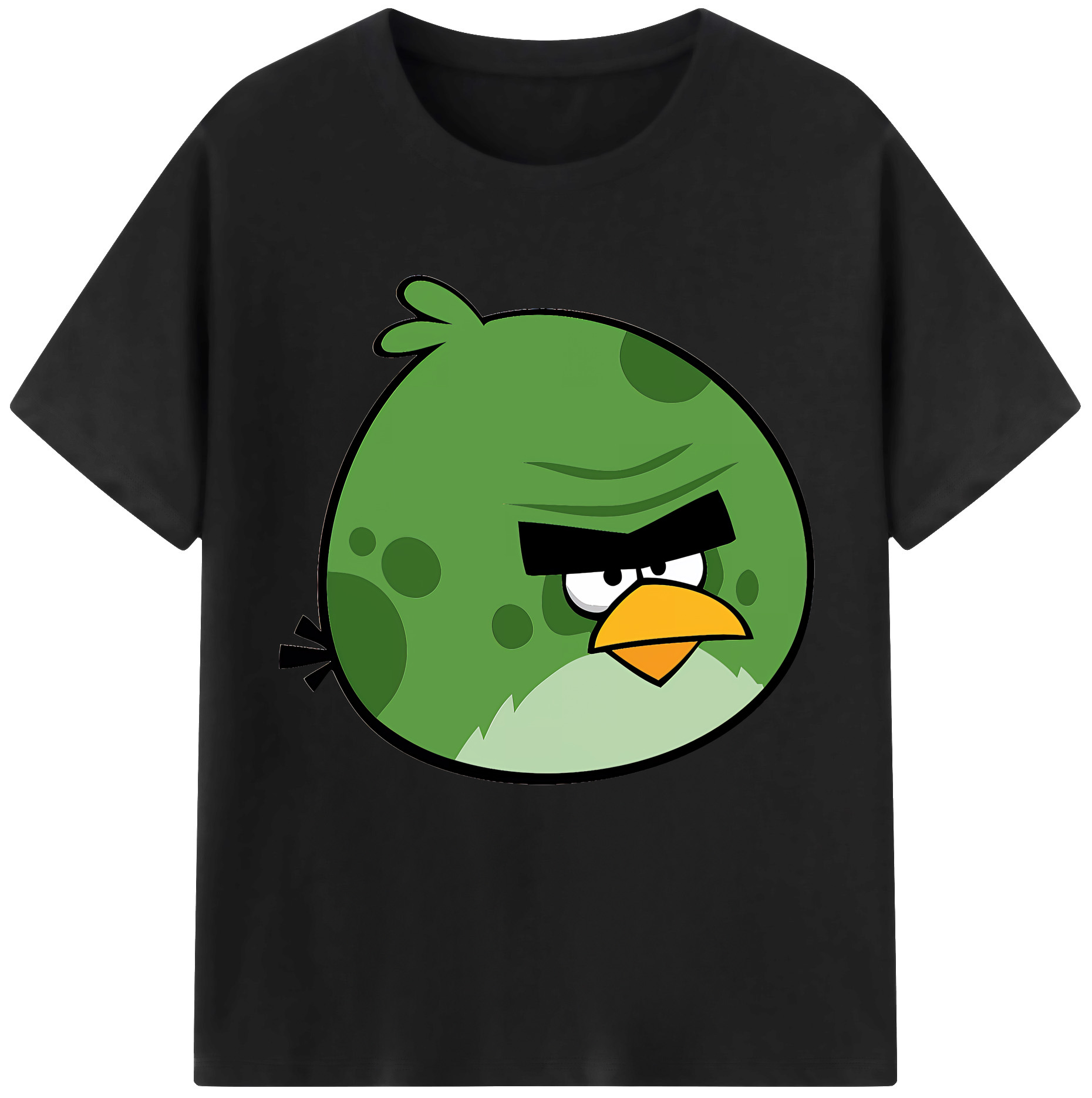（画像用） Angry Birds アングリーバード レディースカジュアルプリントTシャツ（綿100％）