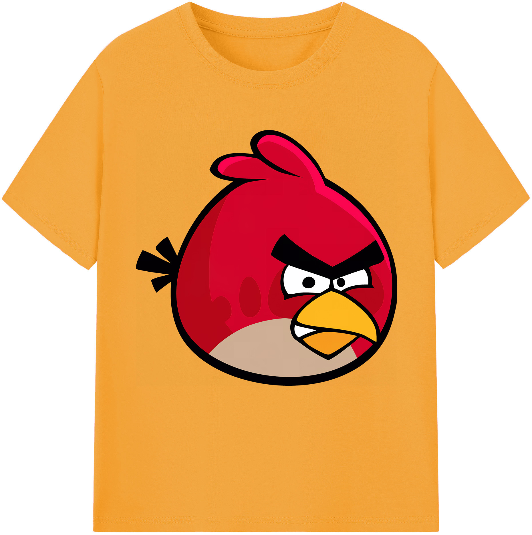 （画像用） Angry Birds アングリーバード レディースカジュアルプリントTシャツ（綿100％）
