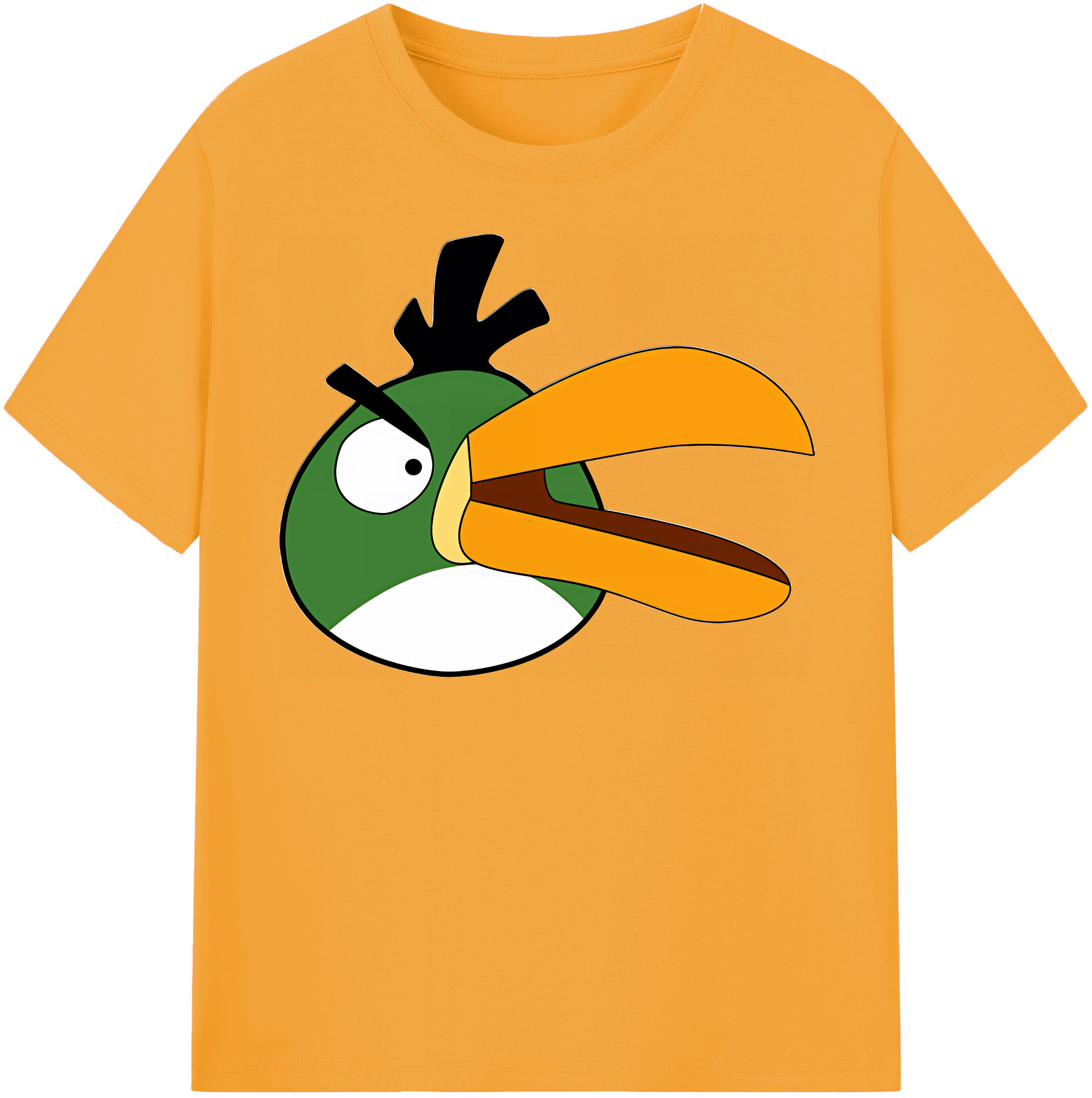 （画像用） Angry Birds アングリーバード レディースカジュアルプリントTシャツ（綿100％）