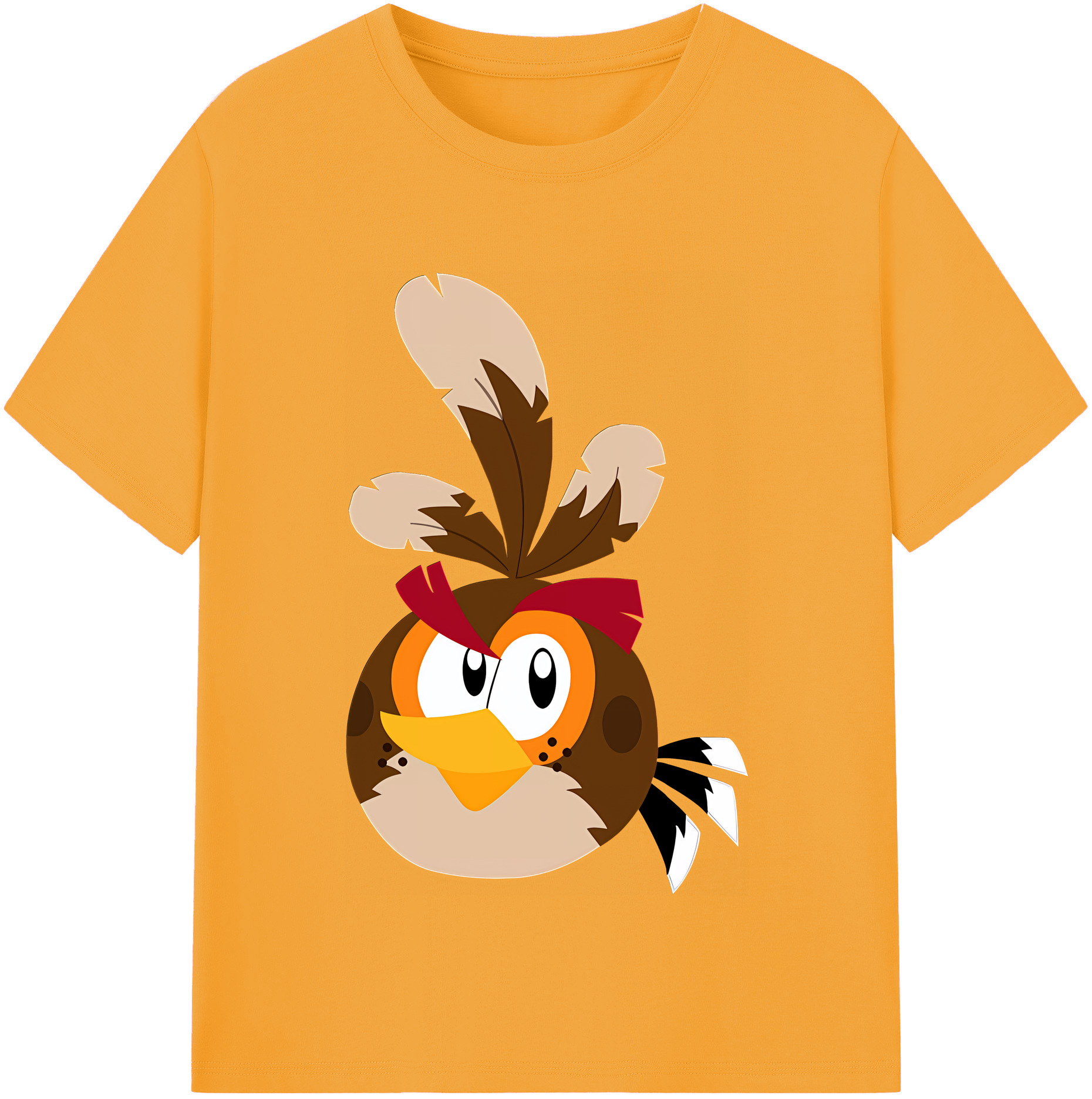 （画像用） Angry Birds アングリーバード レディースカジュアルプリントTシャツ（綿100％）