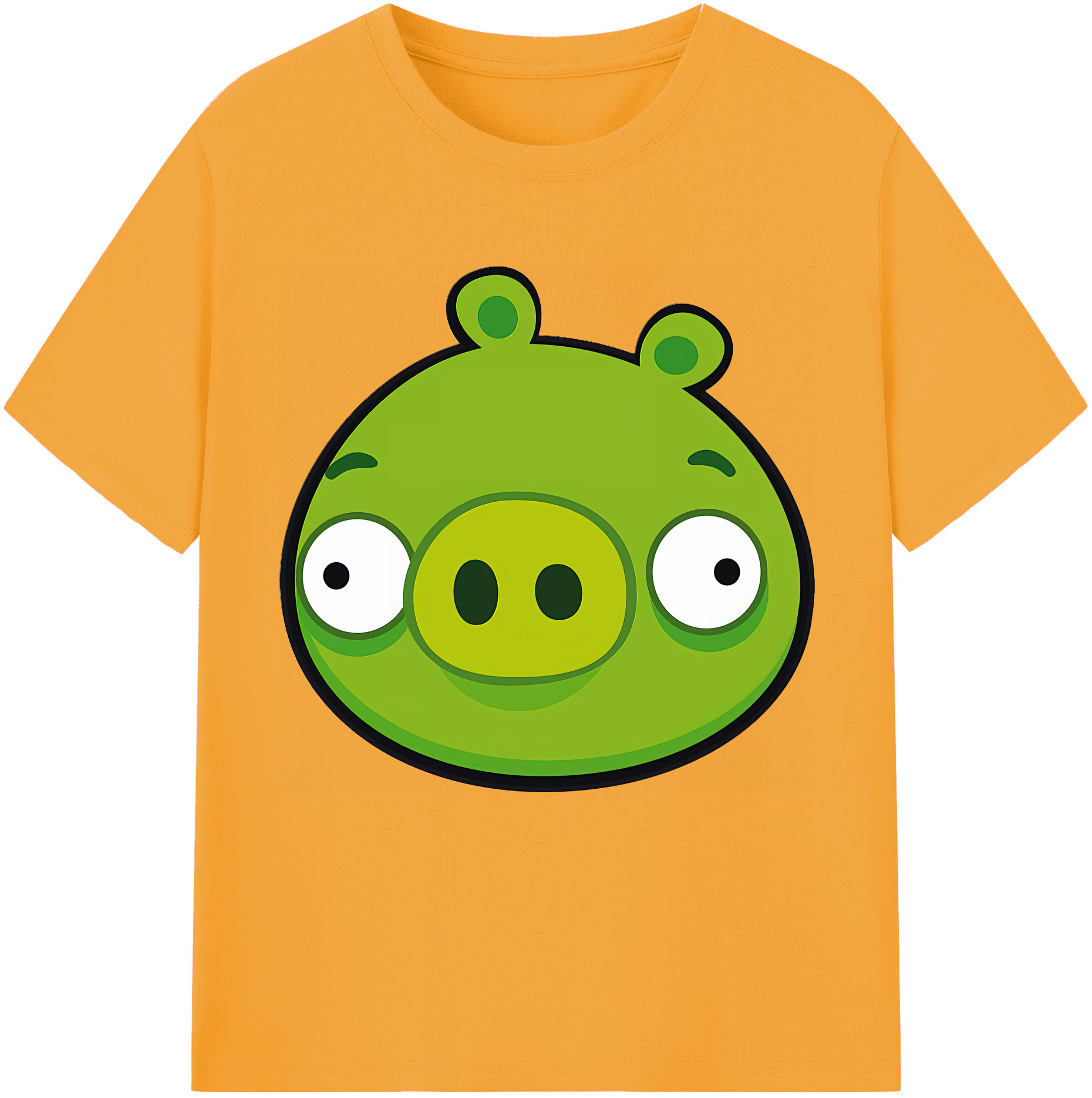 （画像用） Angry Birds アングリーバード レディースカジュアルプリントTシャツ（綿100％）