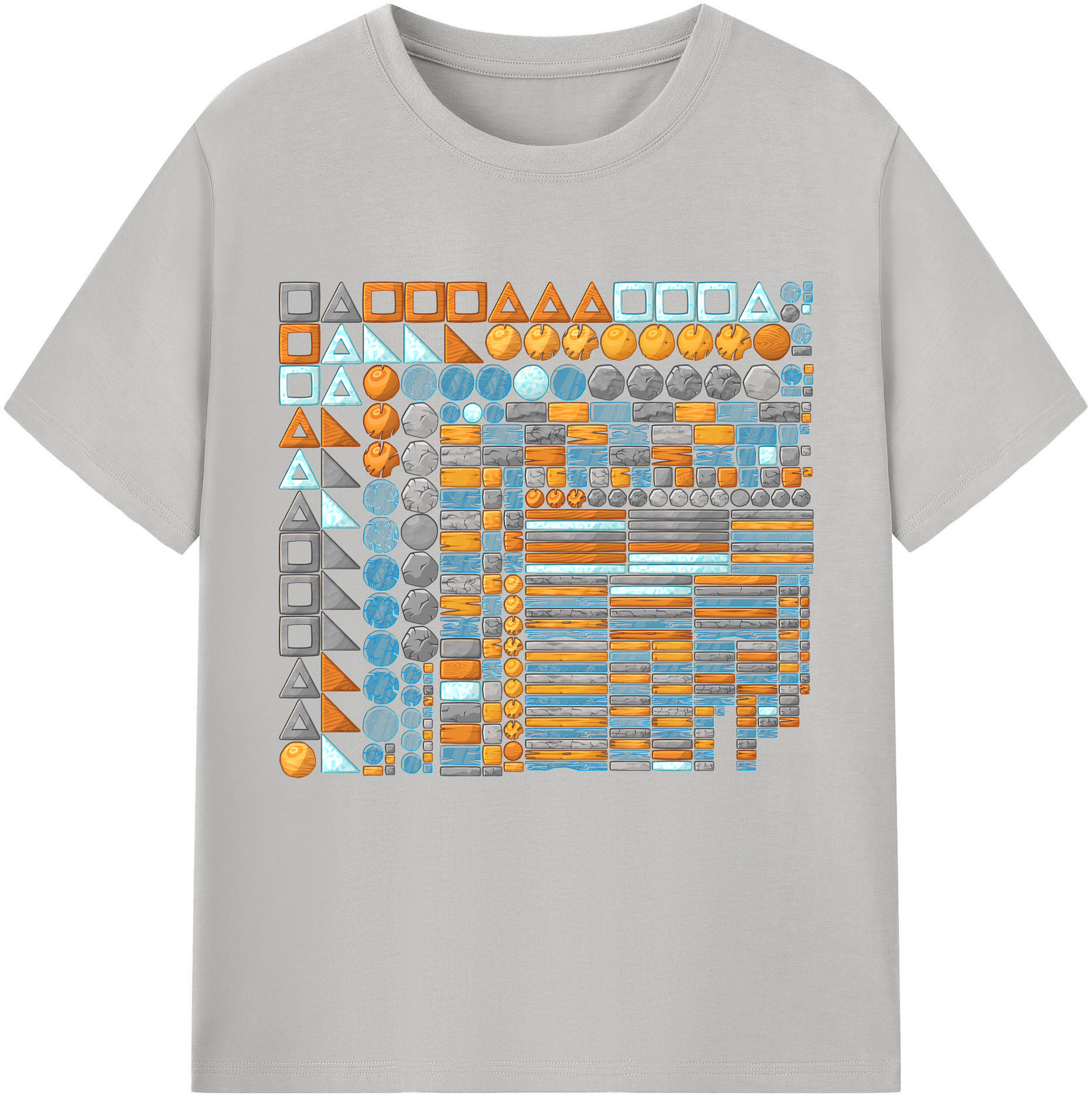 （画像用） Angry Birds アングリーバード レディースカジュアルプリントTシャツ（綿100％）