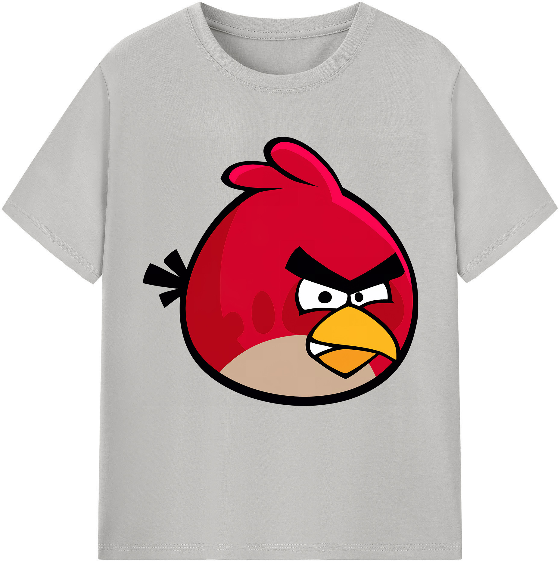 （画像用） Angry Birds アングリーバード レディースカジュアルプリントTシャツ（綿100％）