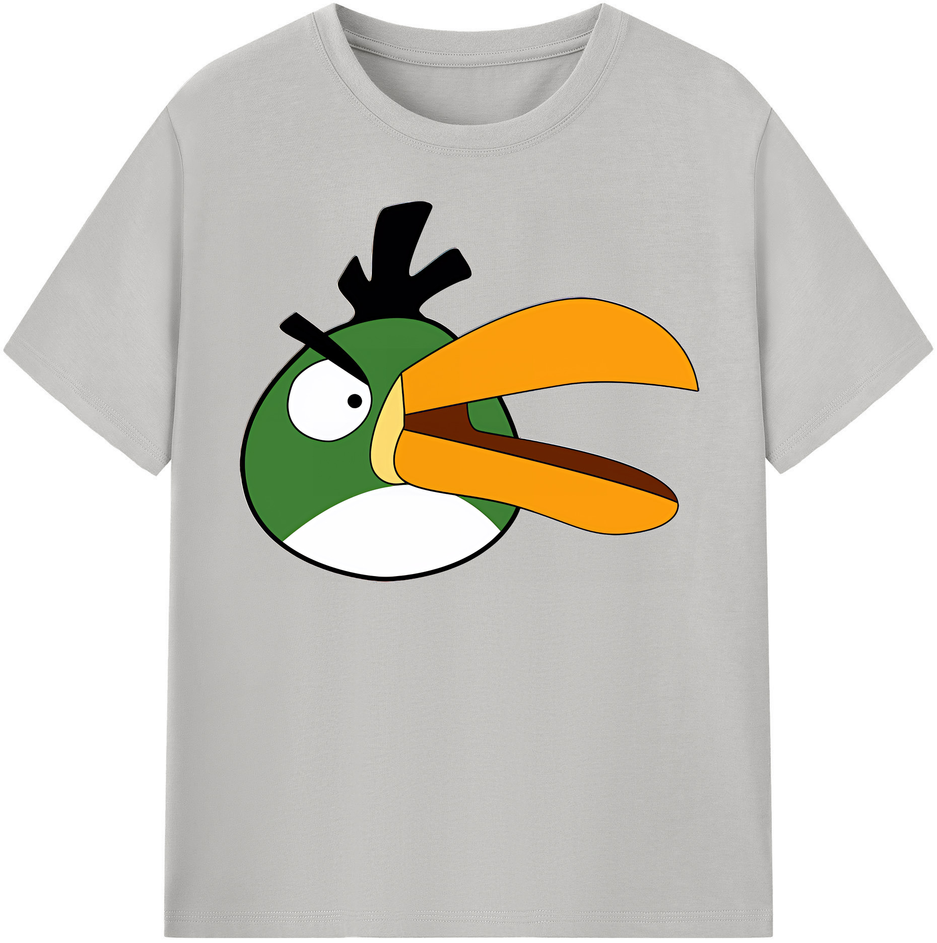 （画像用） Angry Birds アングリーバード レディースカジュアルプリントTシャツ（綿100％）