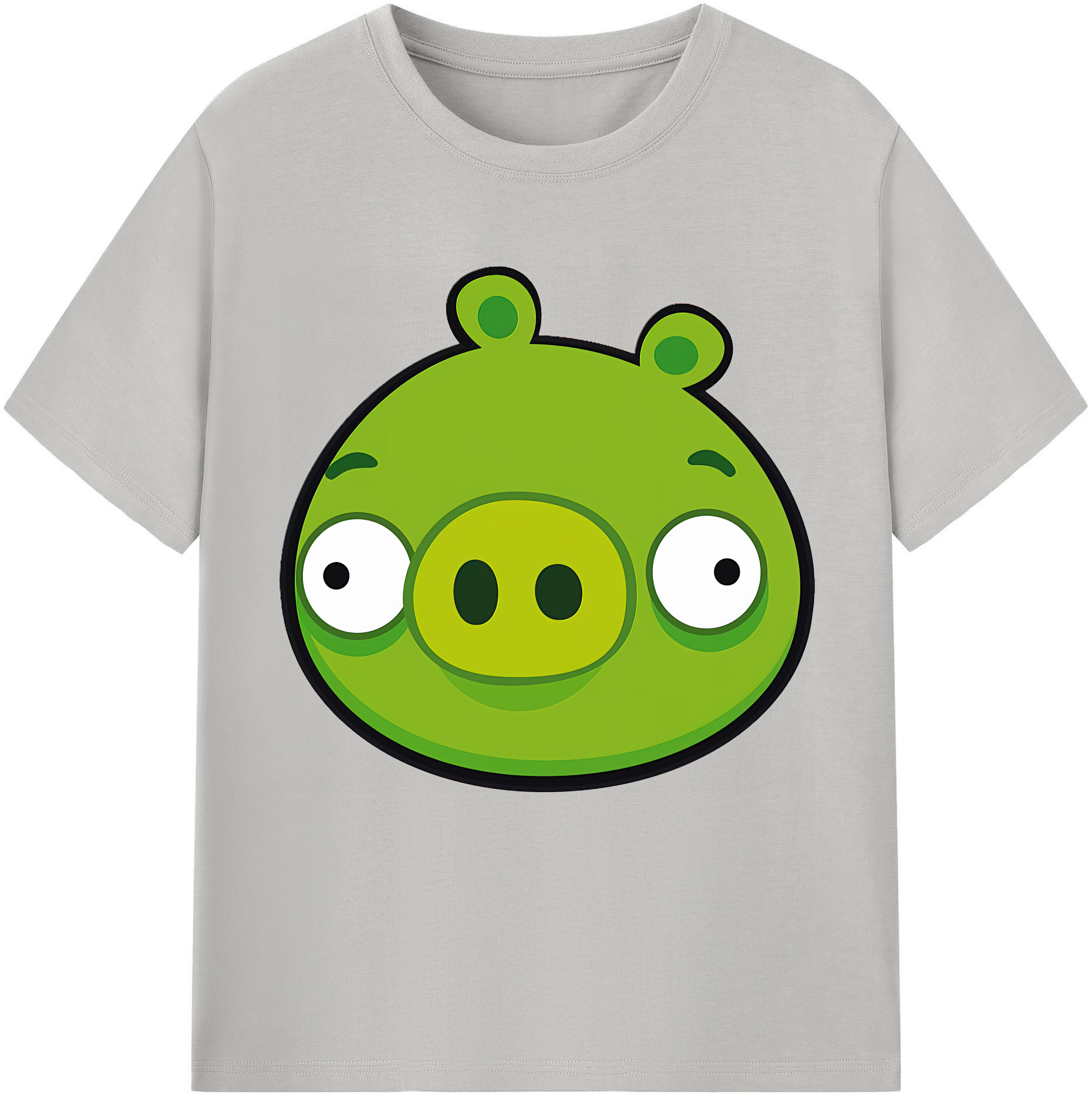 （画像用） Angry Birds アングリーバード レディースカジュアルプリントTシャツ（綿100％）