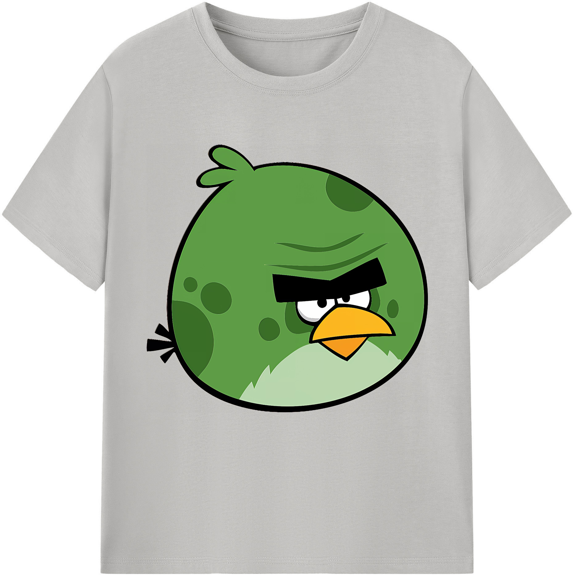 （画像用） Angry Birds アングリーバード レディースカジュアルプリントTシャツ（綿100％）