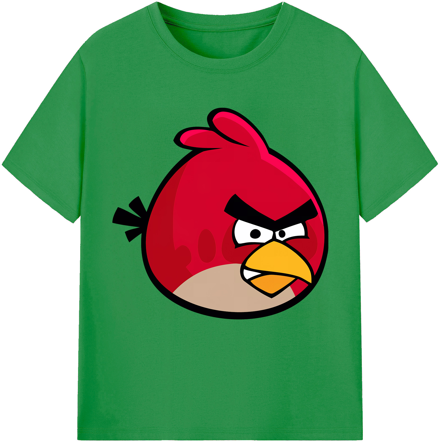 （画像用） Angry Birds アングリーバード レディースカジュアルプリントTシャツ（綿100％）