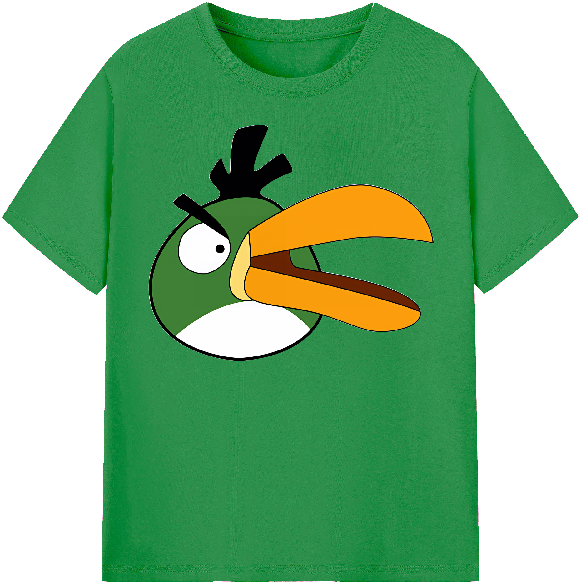 （画像用） Angry Birds アングリーバード レディースカジュアルプリントTシャツ（綿100％）