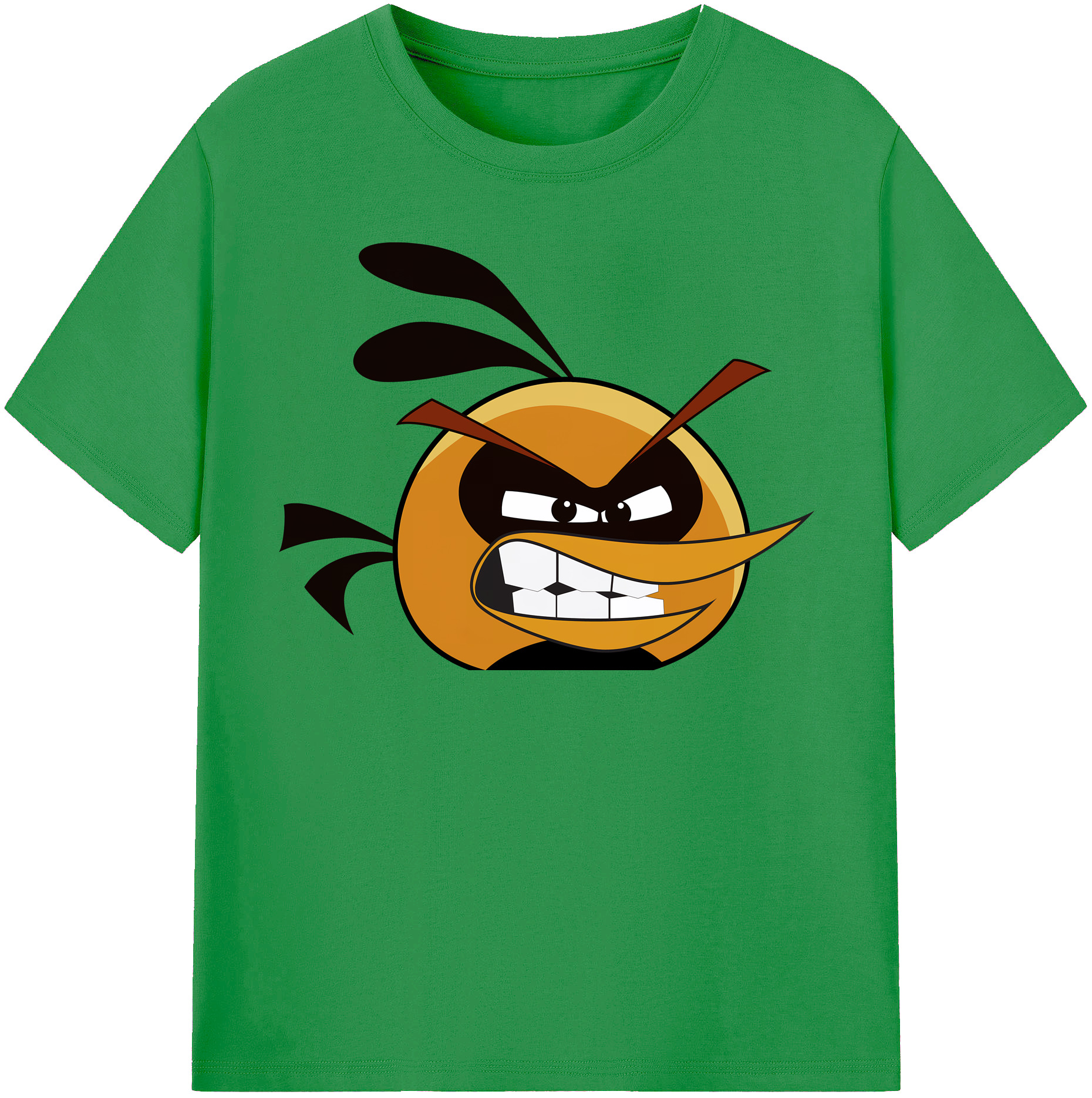 （画像用） Angry Birds アングリーバード レディースカジュアルプリントTシャツ（綿100％）