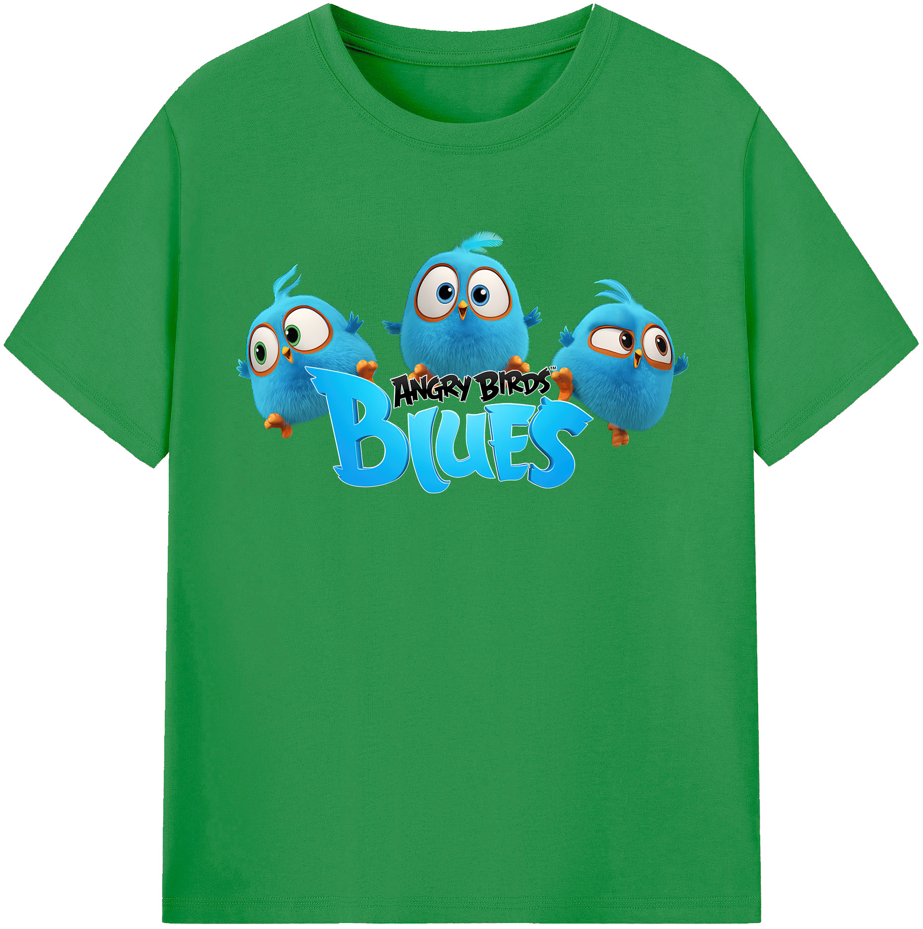 （画像用） Angry Birds アングリーバード レディースカジュアルプリントTシャツ（綿100％）