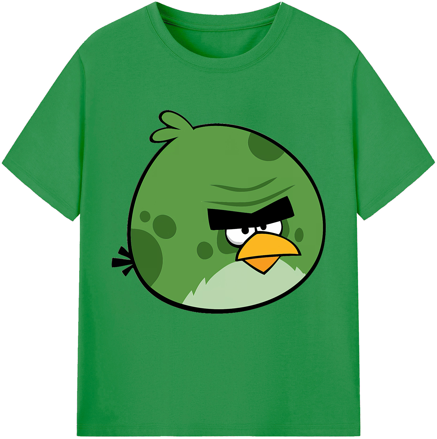 （画像用） Angry Birds アングリーバード レディースカジュアルプリントTシャツ（綿100％）