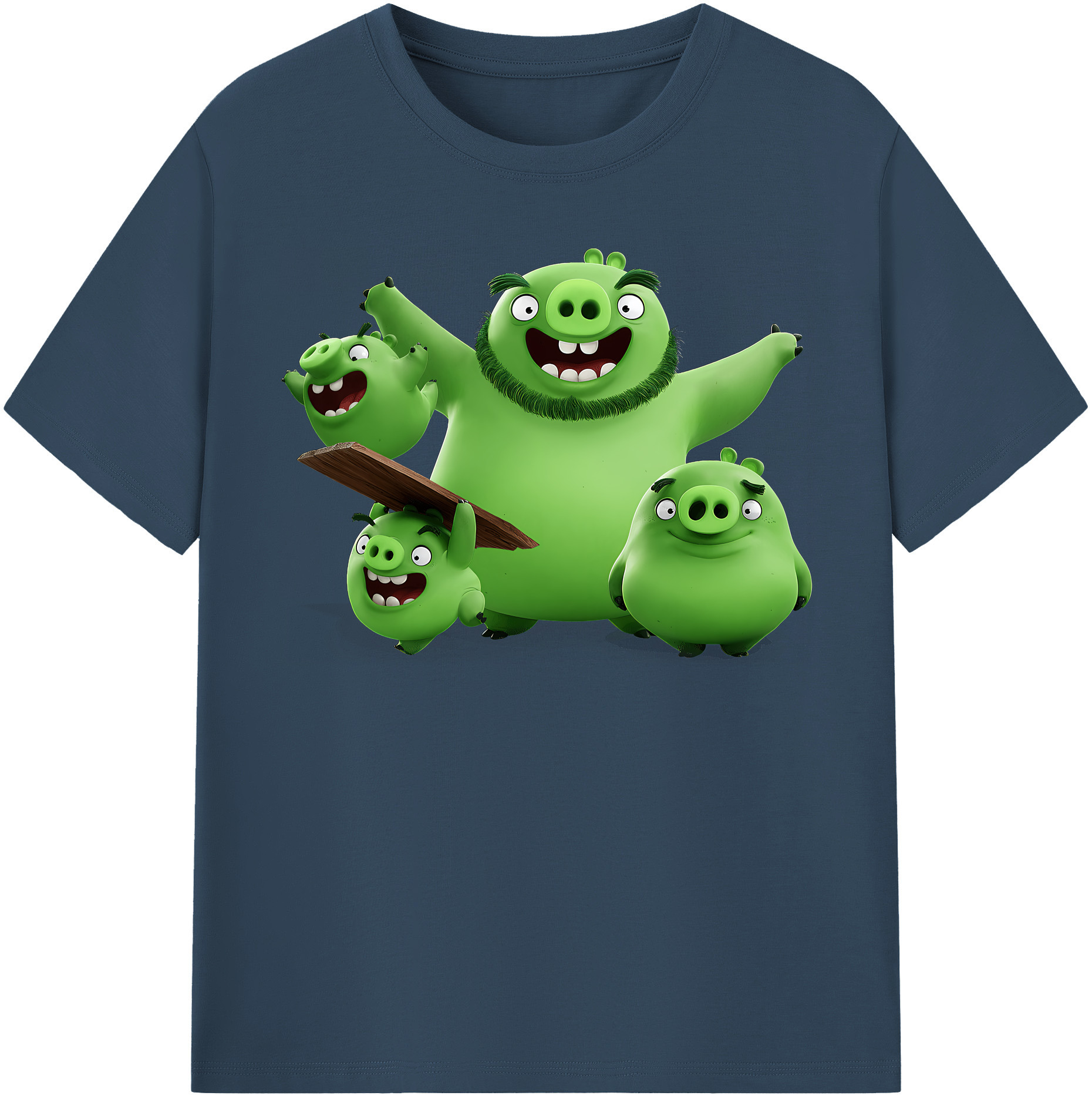 （画像用） Angry Birds アングリーバード レディースカジュアルプリントTシャツ（綿100％）
