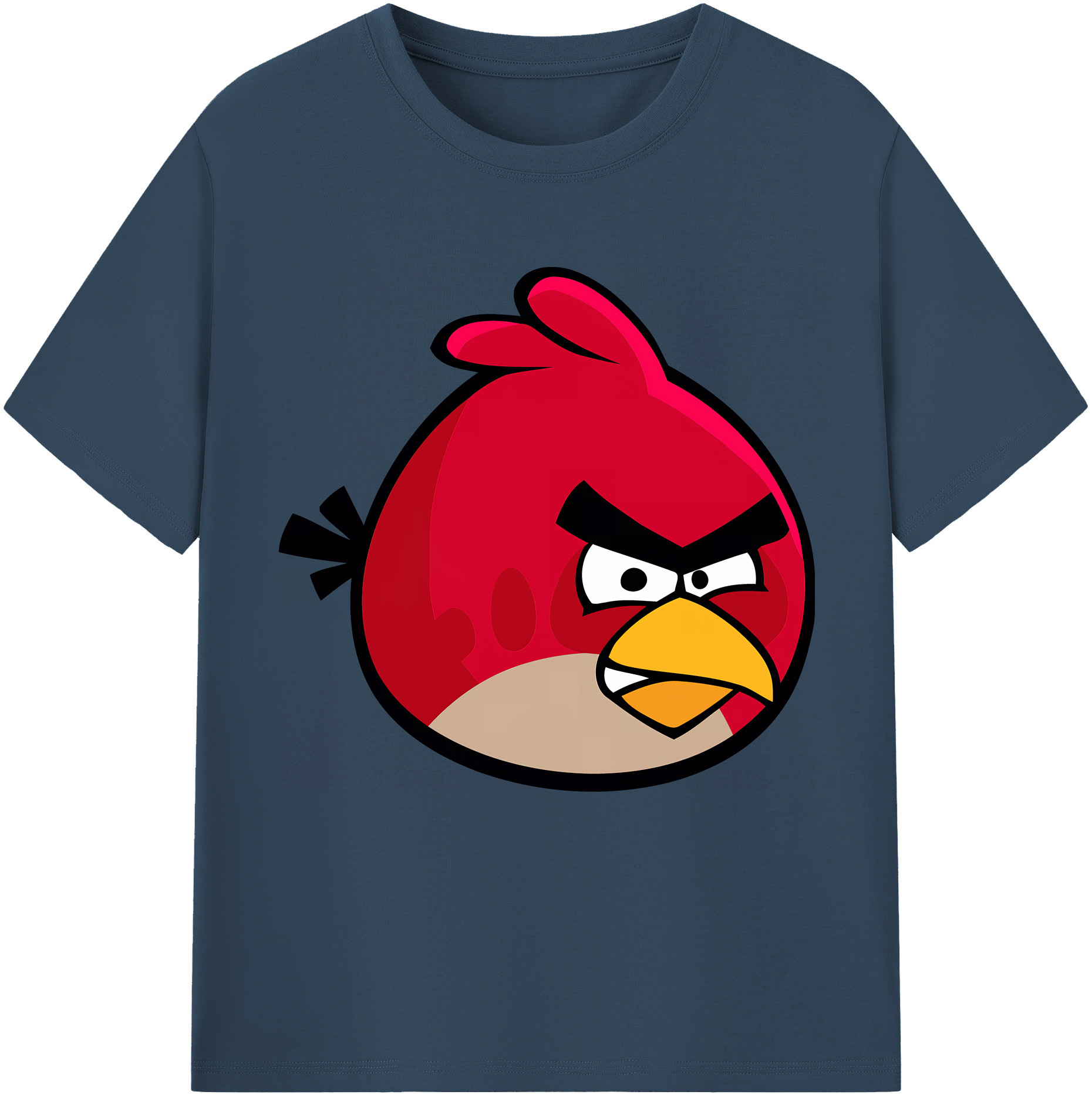 （画像用） Angry Birds アングリーバード レディースカジュアルプリントTシャツ（綿100％）