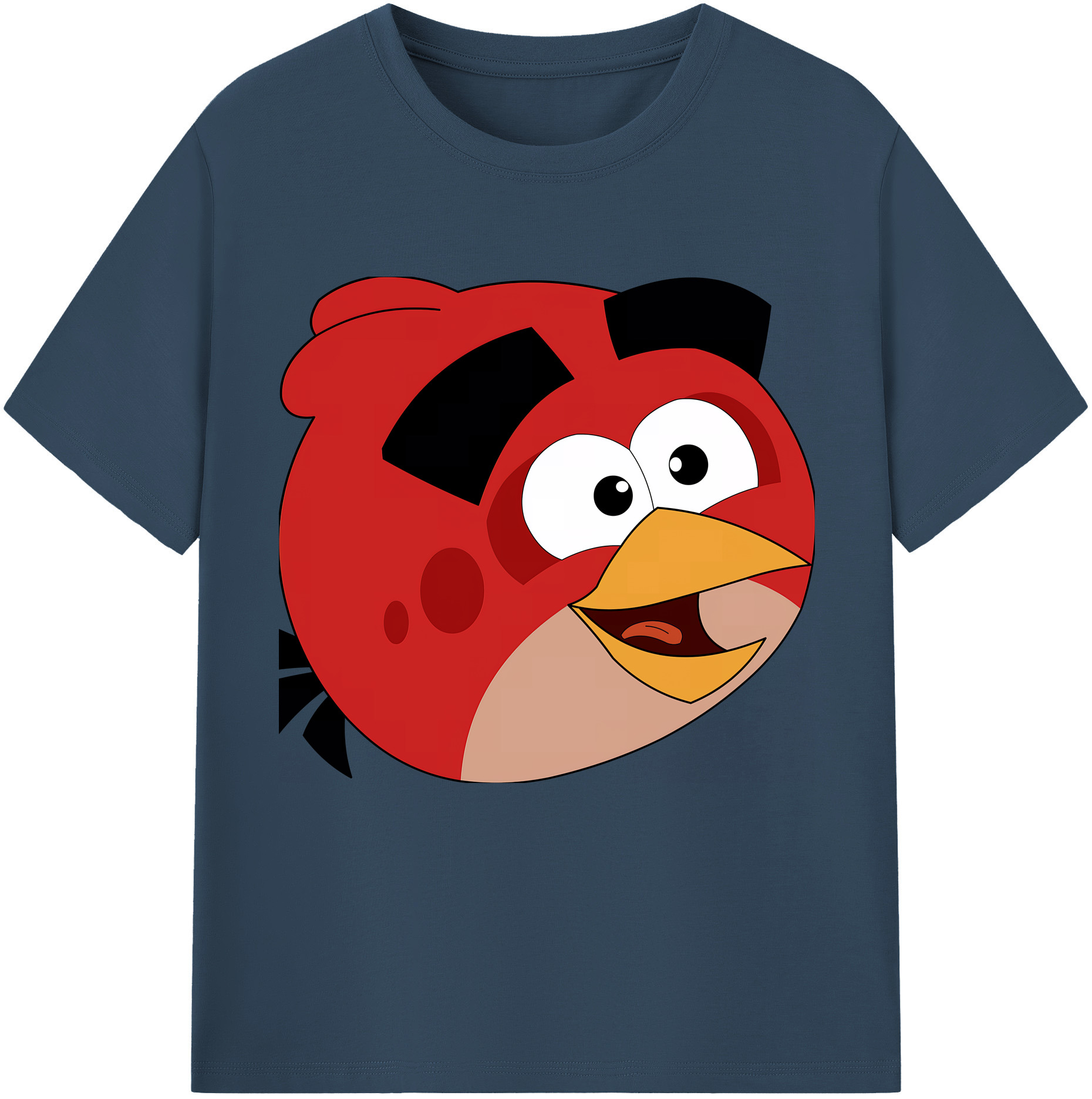 （画像用） Angry Birds アングリーバード レディースカジュアルプリントTシャツ（綿100％）