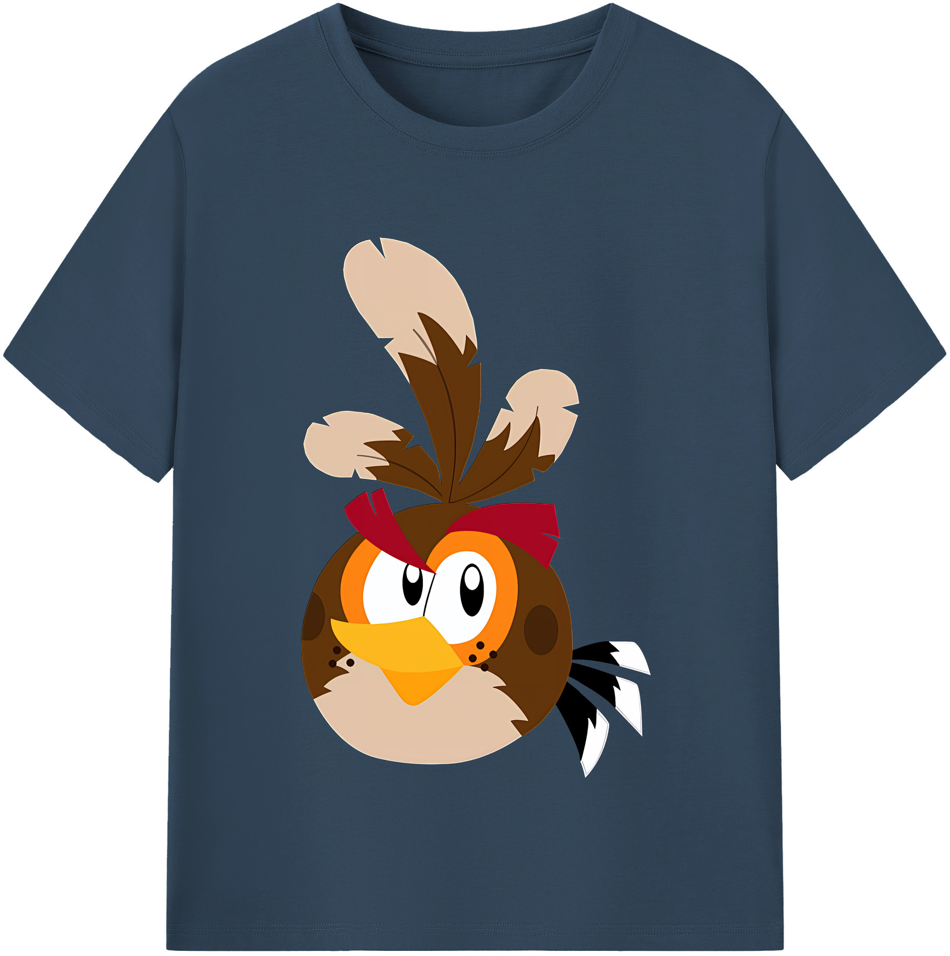 （画像用） Angry Birds アングリーバード レディースカジュアルプリントTシャツ（綿100％）