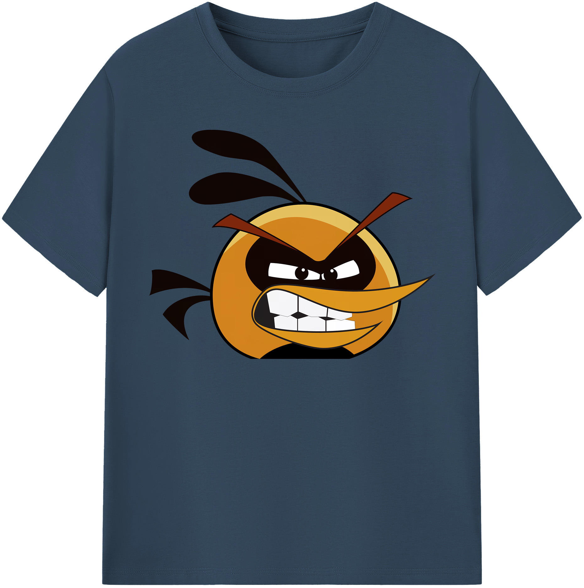 （画像用） Angry Birds アングリーバード レディースカジュアルプリントTシャツ（綿100％）