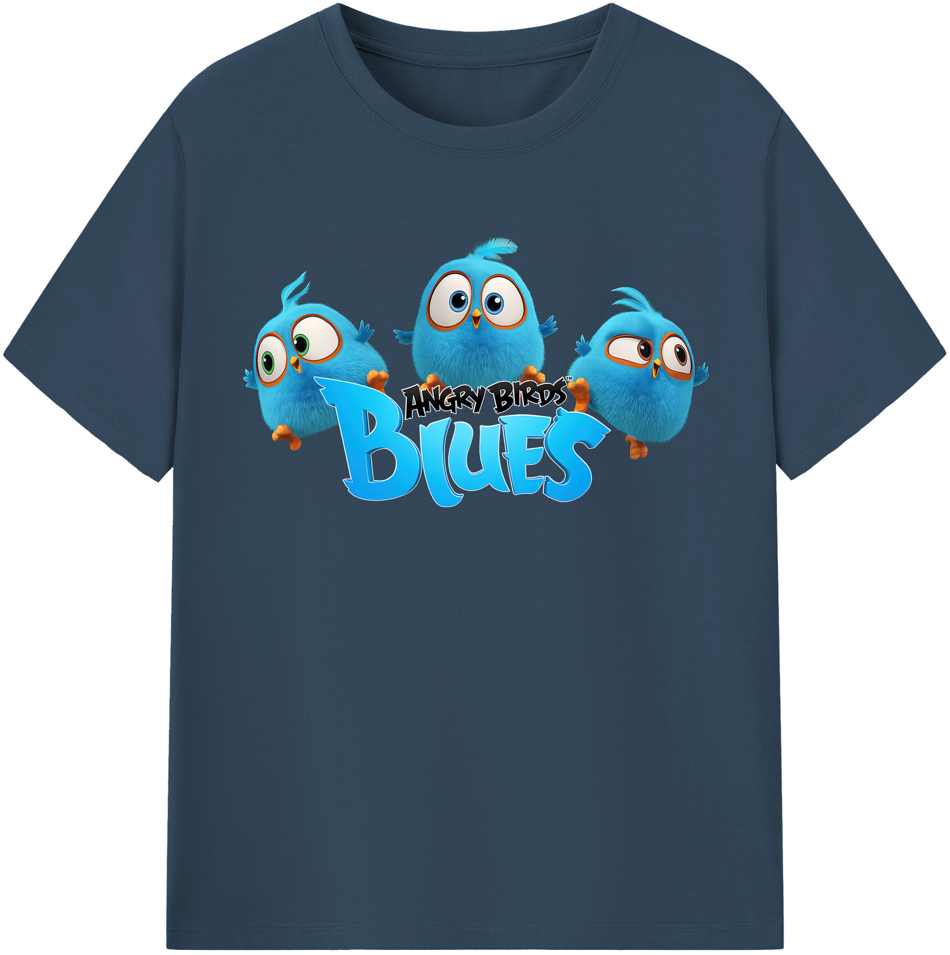 （画像用） Angry Birds アングリーバード レディースカジュアルプリントTシャツ（綿100％）