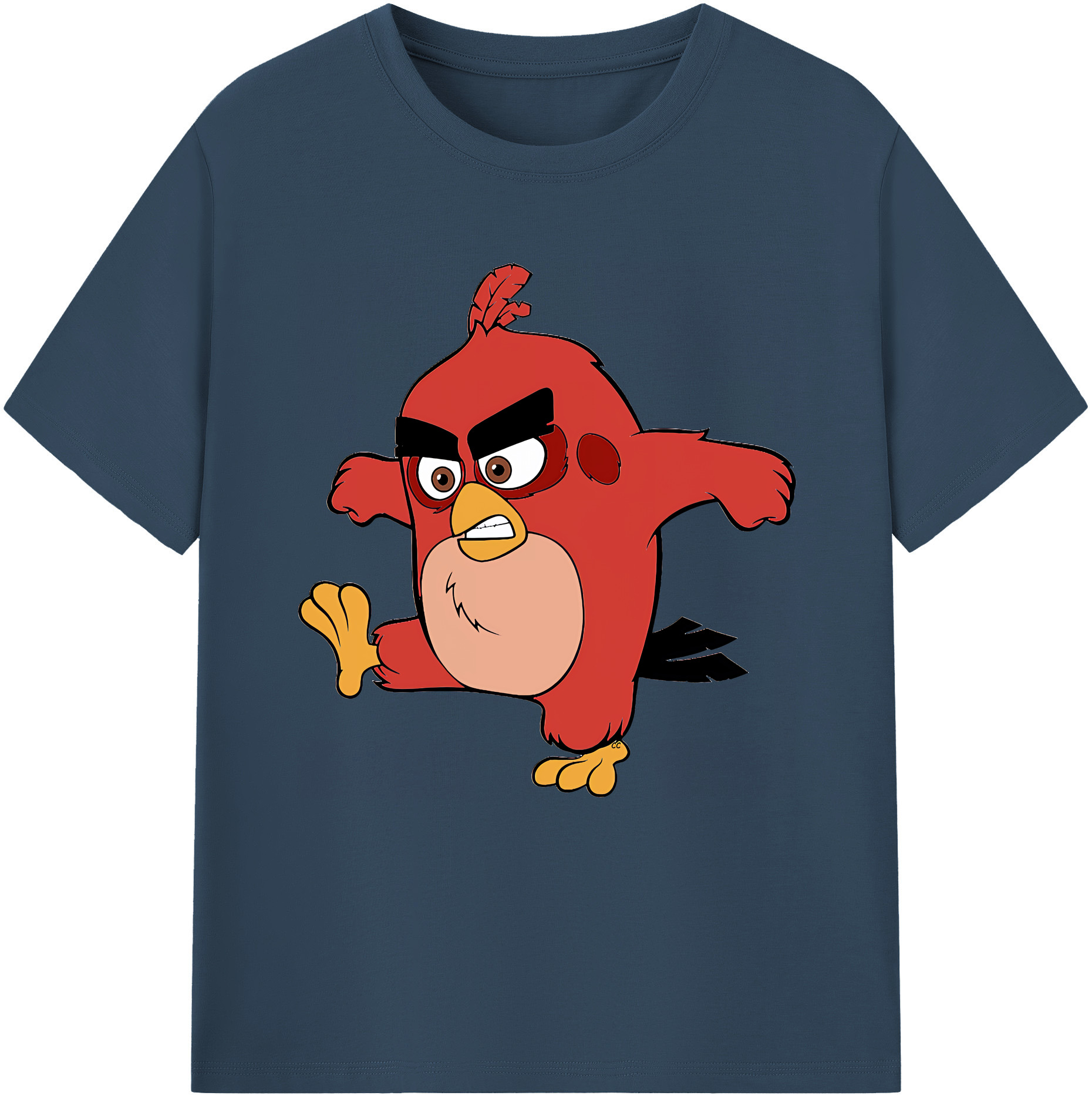 （画像用） Angry Birds アングリーバード レディースカジュアルプリントTシャツ（綿100％）