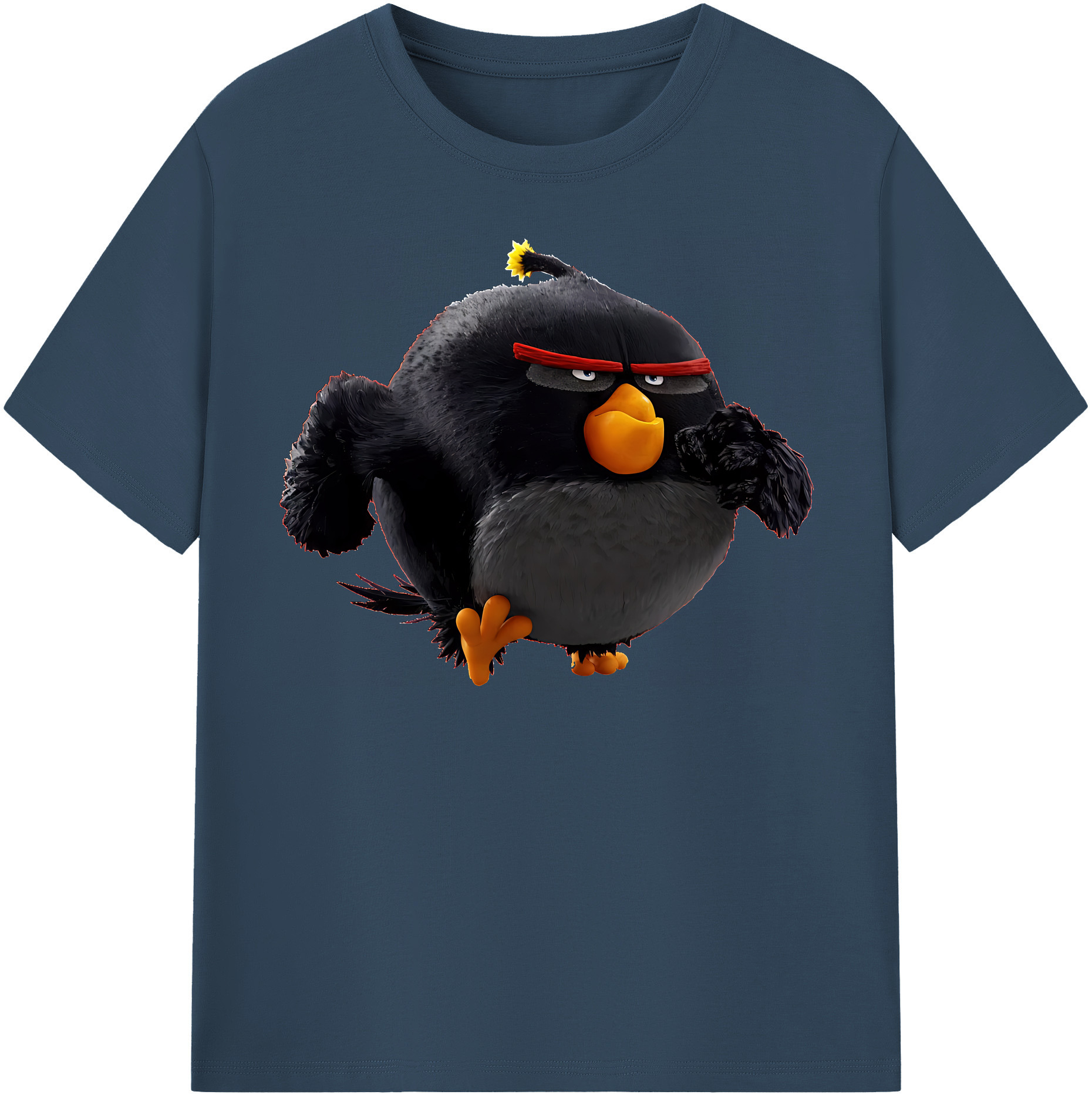 （画像用） Angry Birds アングリーバード レディースカジュアルプリントTシャツ（綿100％）