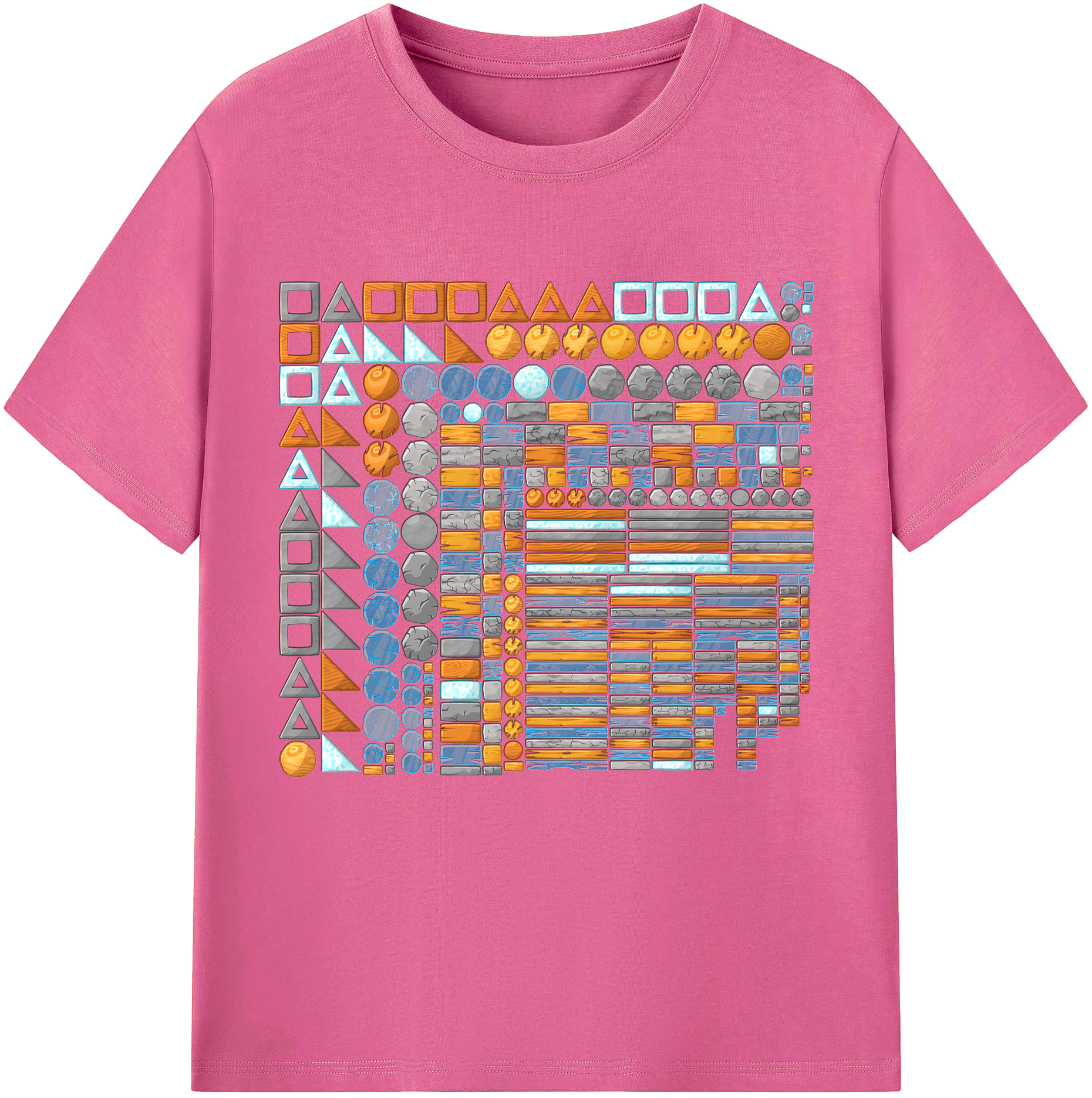 （画像用） Angry Birds アングリーバード レディースカジュアルプリントTシャツ（綿100％）