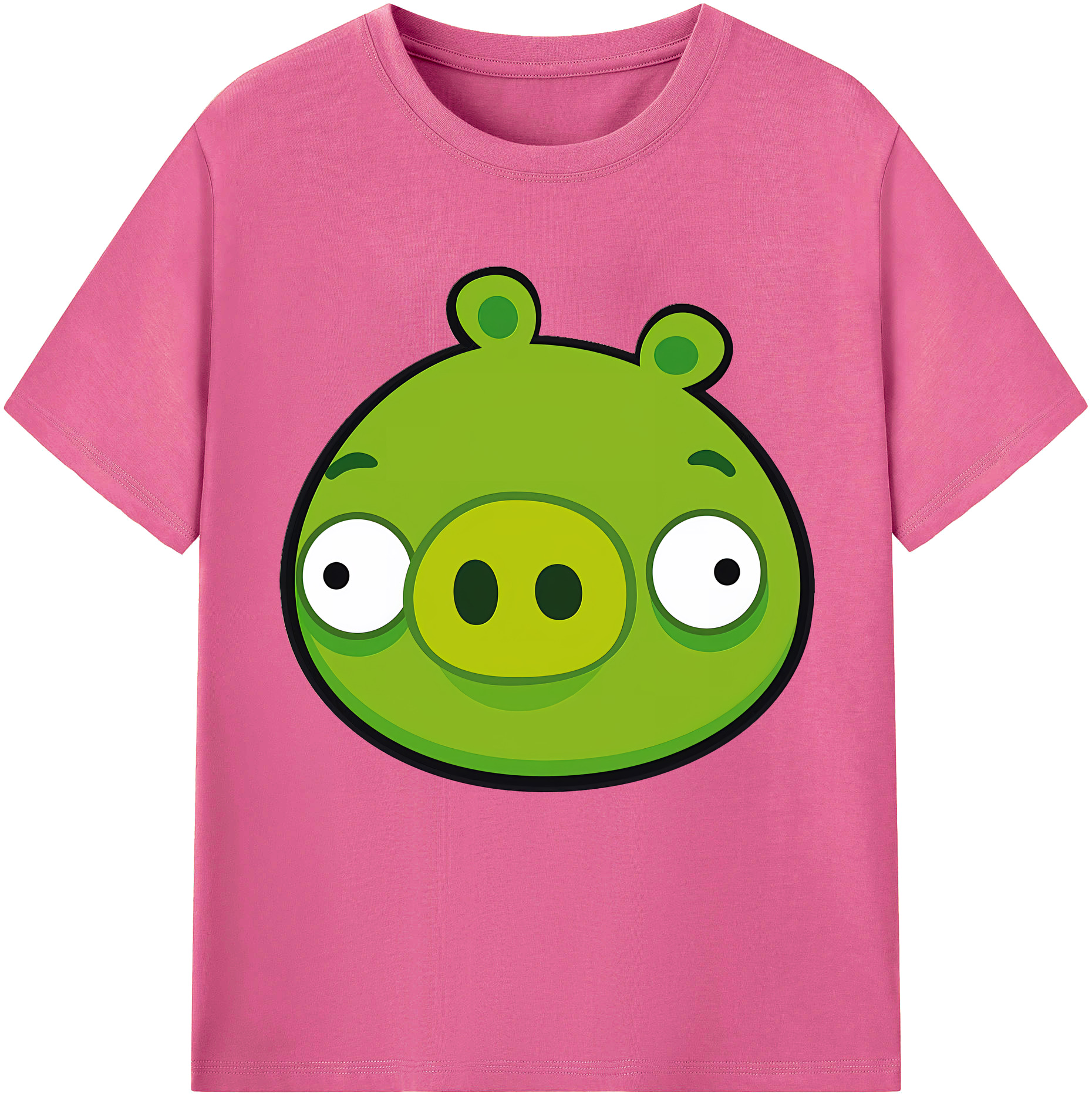 （画像用） Angry Birds アングリーバード レディースカジュアルプリントTシャツ（綿100％）