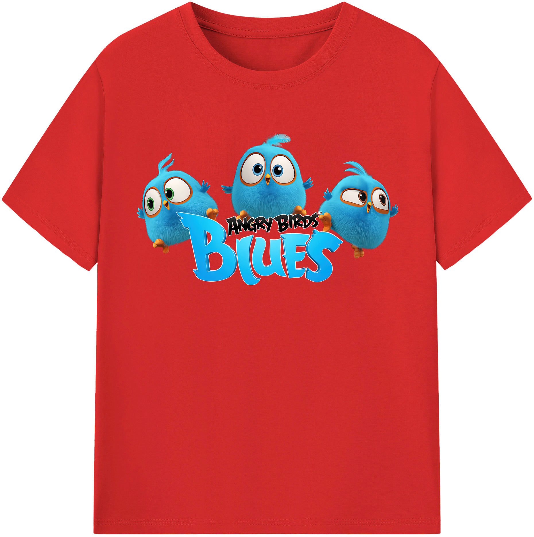 （画像用） Angry Birds アングリーバード レディースカジュアルプリントTシャツ（綿100％）