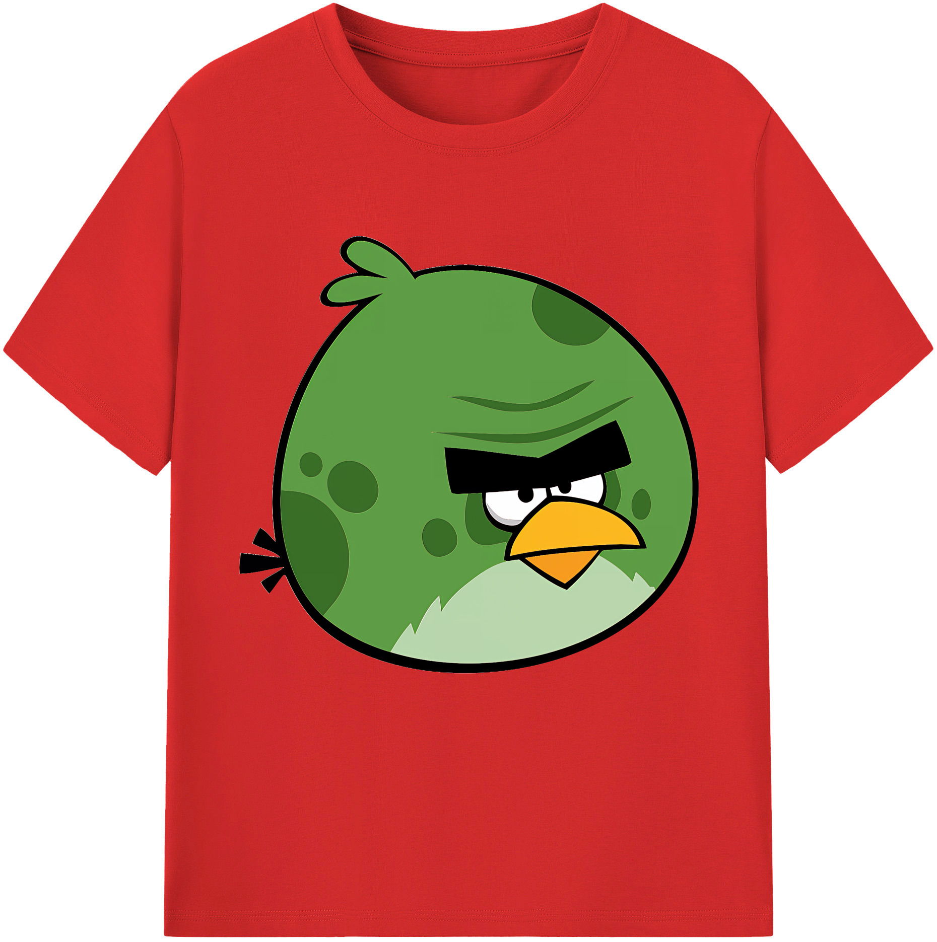 （画像用） Angry Birds アングリーバード レディースカジュアルプリントTシャツ（綿100％）