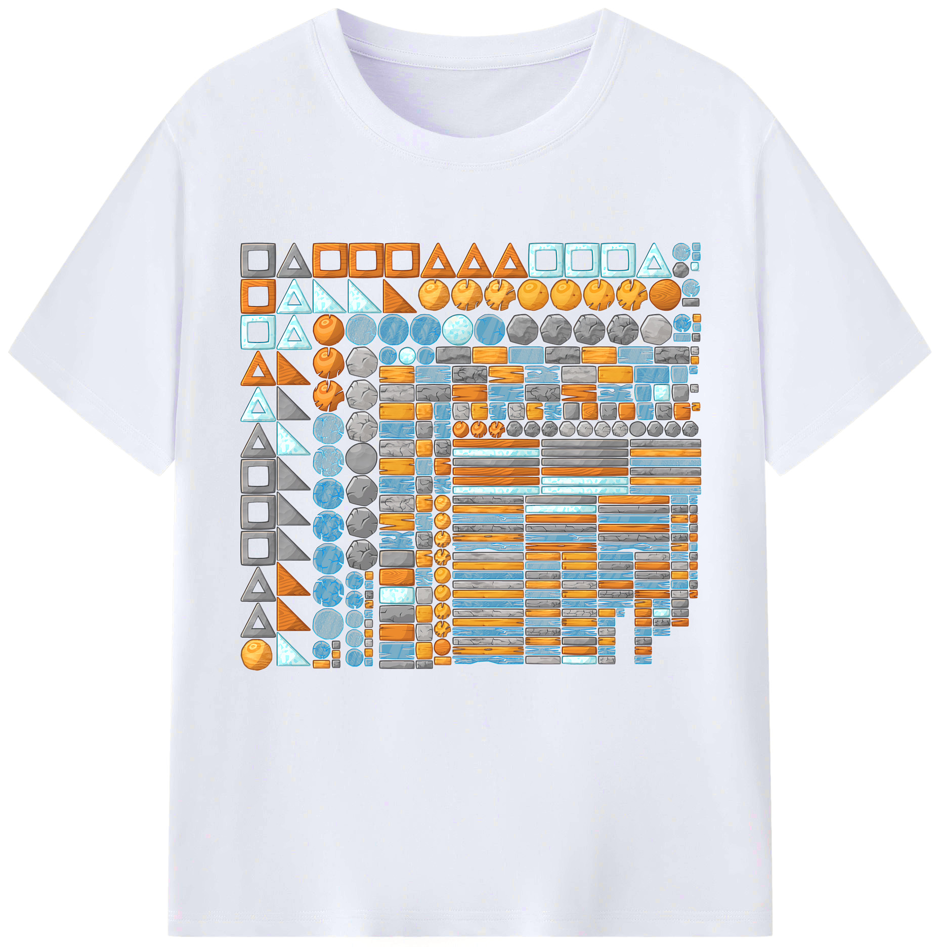 （画像用） Angry Birds アングリーバード レディースカジュアルプリントTシャツ（綿100％）