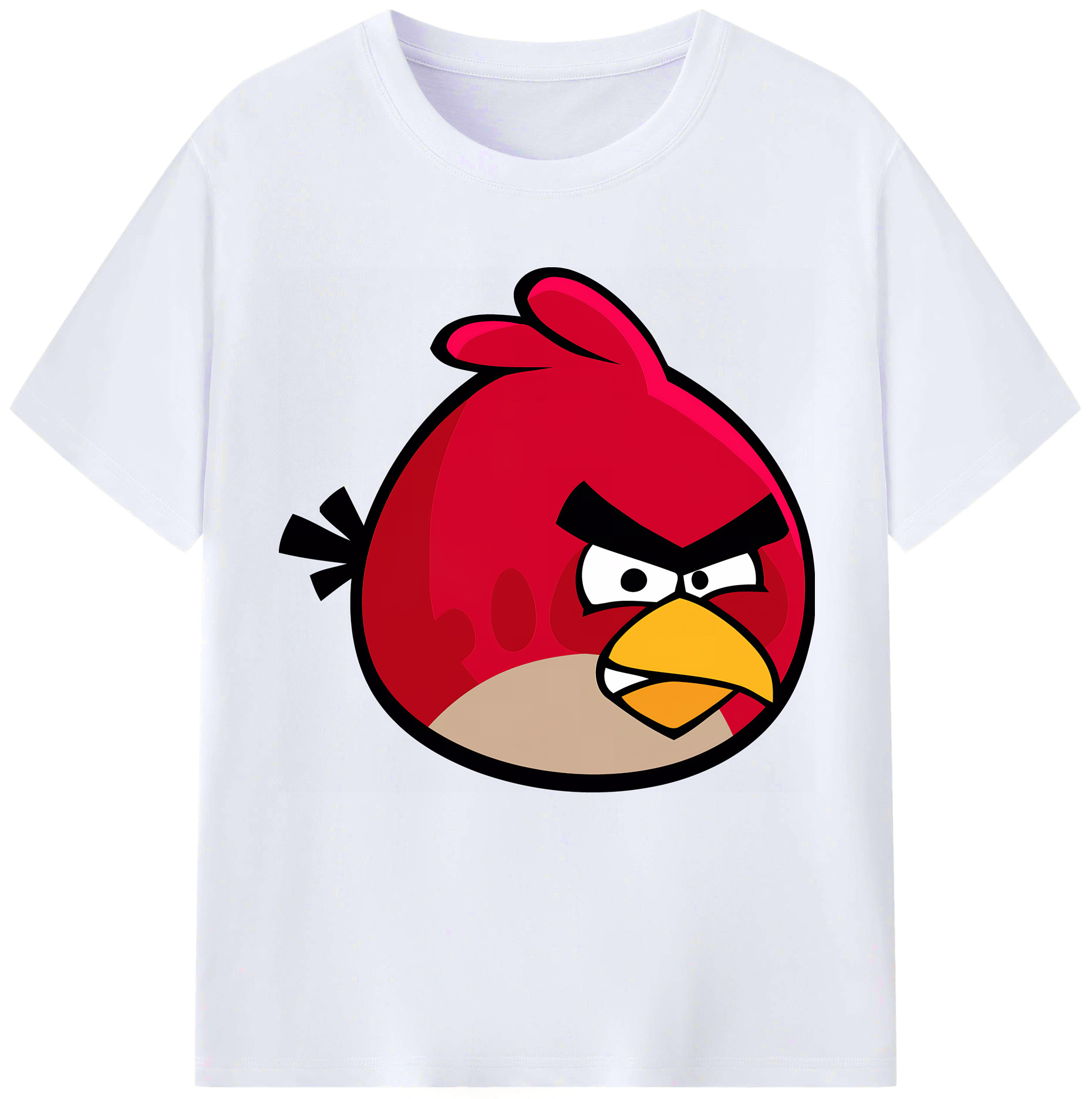 （画像用） Angry Birds アングリーバード レディースカジュアルプリントTシャツ（綿100％）