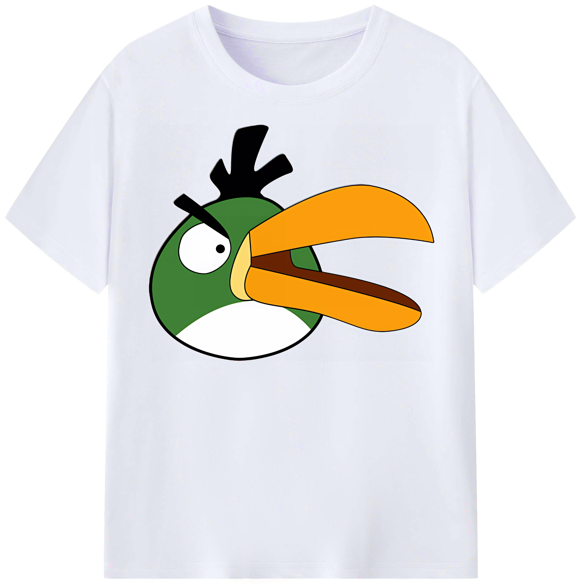 （画像用） Angry Birds アングリーバード レディースカジュアルプリントTシャツ（綿100％）