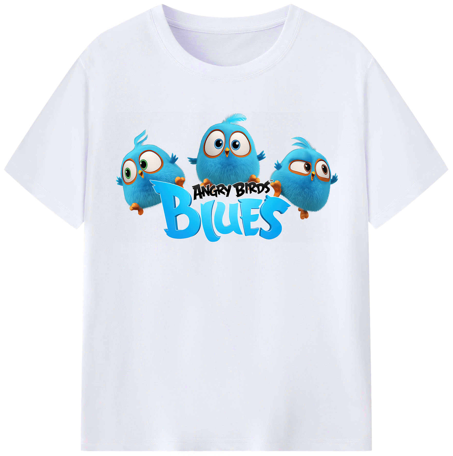 （画像用） Angry Birds アングリーバード レディースカジュアルプリントTシャツ（綿100％）