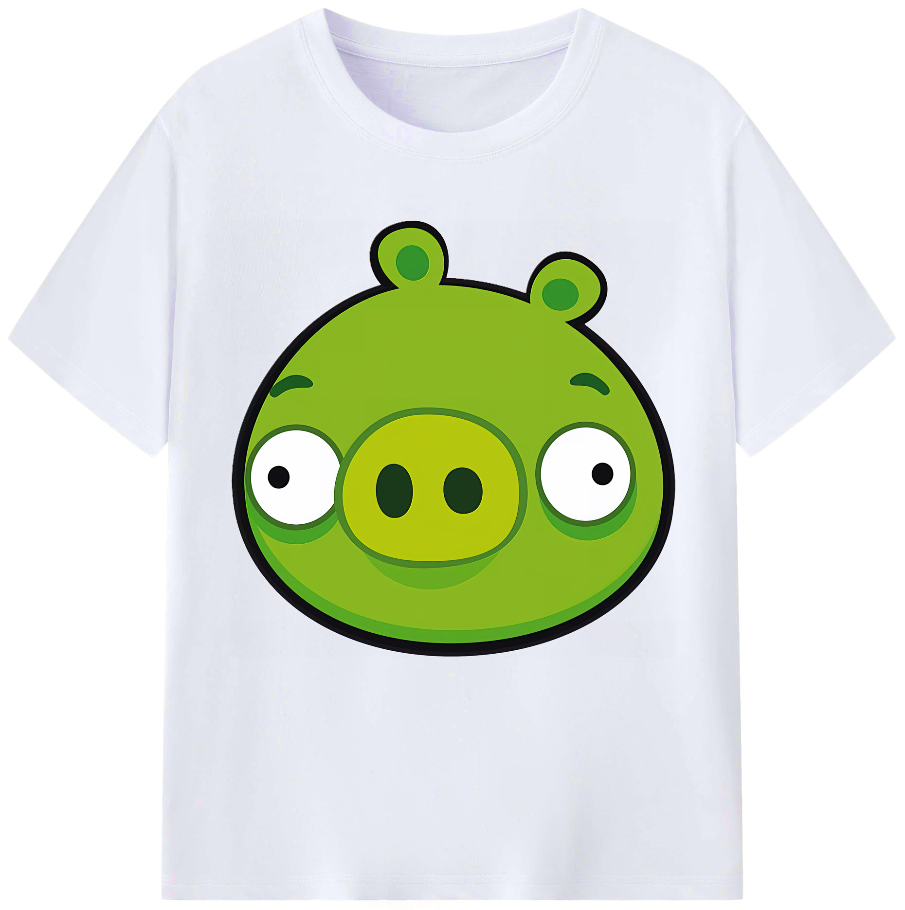 （画像用） Angry Birds アングリーバード レディースカジュアルプリントTシャツ（綿100％）