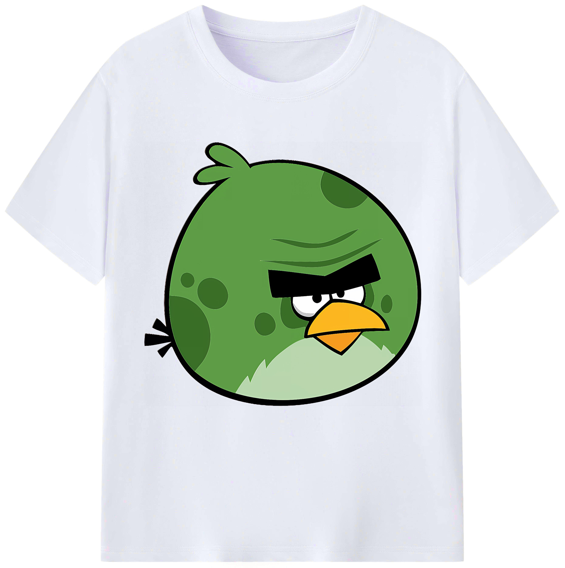（画像用） Angry Birds アングリーバード レディースカジュアルプリントTシャツ（綿100％）