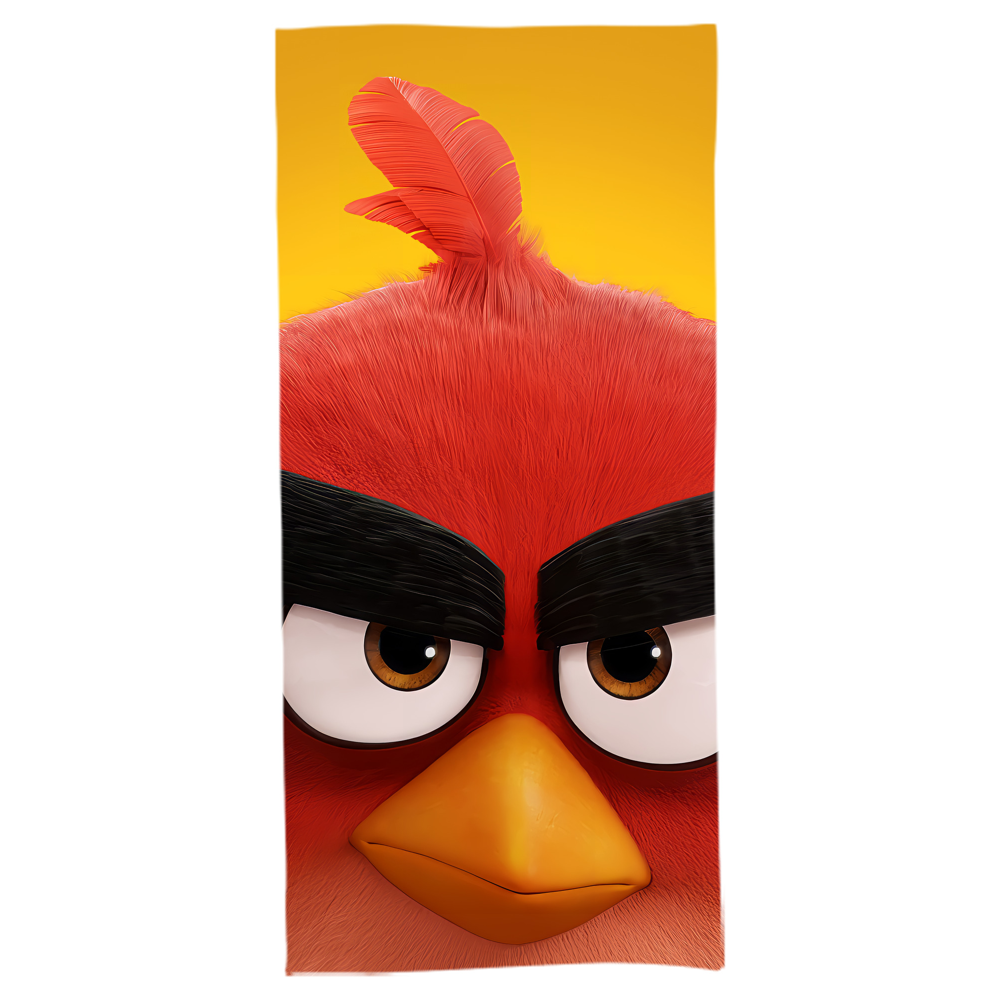 （画像用） Angry Birds アングリーバード 大判バスタオル 70×140cm 吸水速乾 柔らかい肌触り