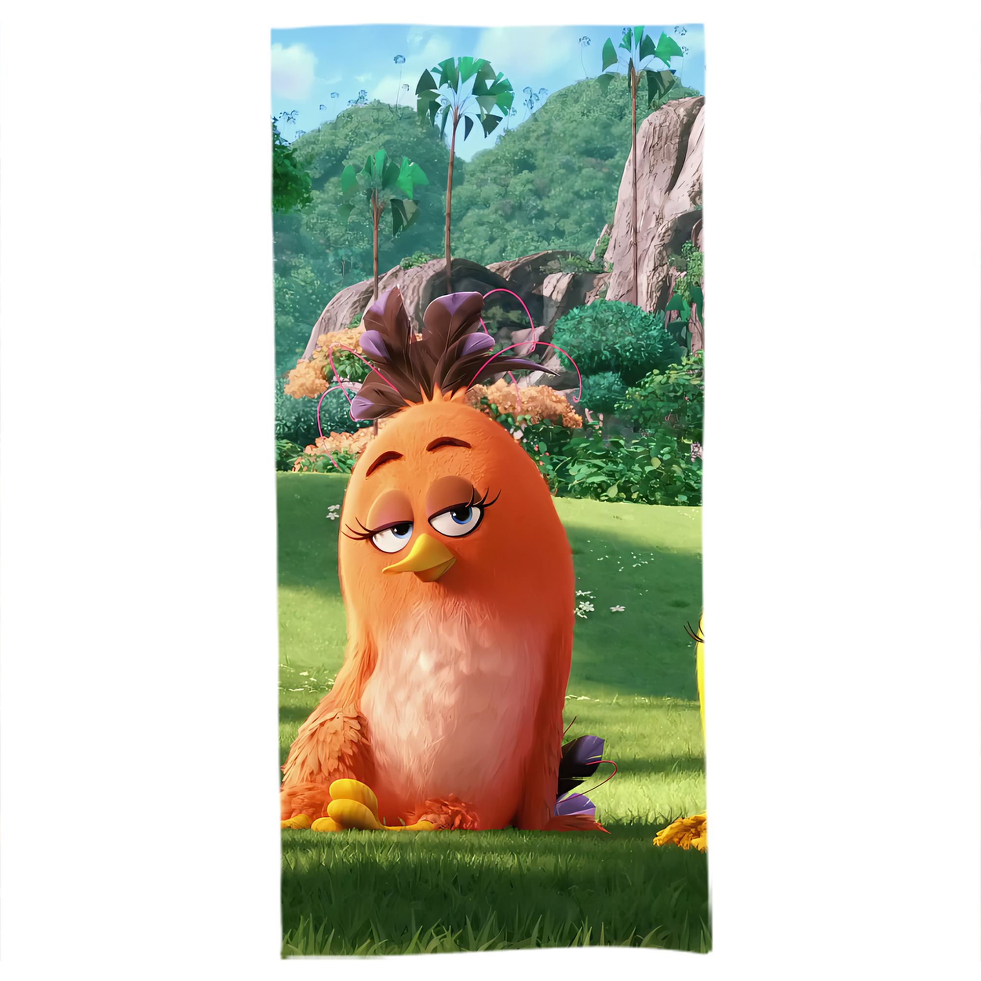 （画像用） Angry Birds アングリーバード 大判バスタオル 70×140cm 吸水速乾 柔らかい肌触り