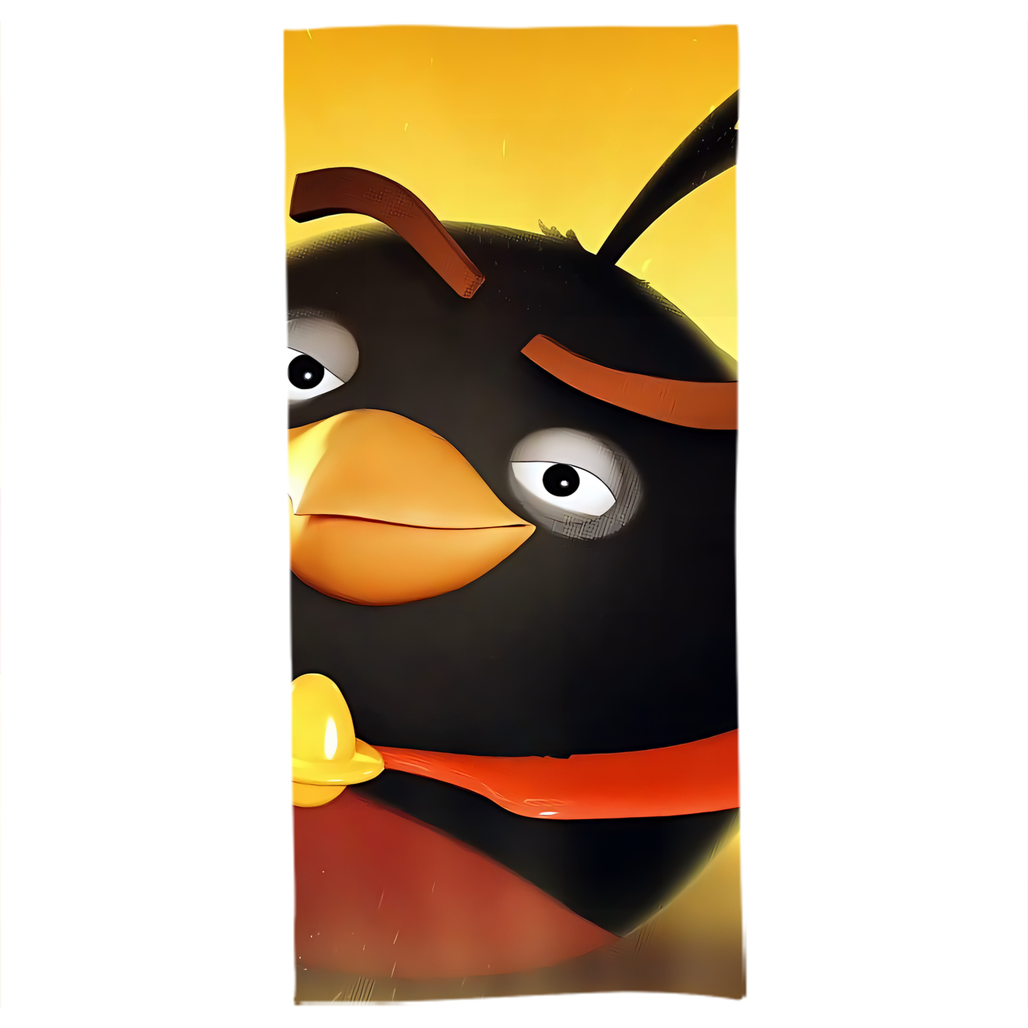 （画像用） Angry Birds アングリーバード 大判バスタオル 70×140cm 吸水速乾 柔らかい肌触り